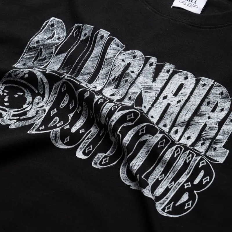 Soft Texture Billionaire Boys Club Sketch Tee - Black