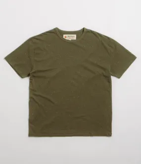 Mollusk Cosmos T-Shirt - Dark Mash Green Curvy Fit pub event