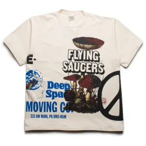 CRTFD Allover Print Mash Up Tee - Natural Snowy day water park event
