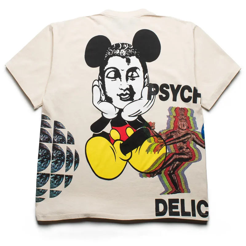 CRTFD Allover Print Mash Up Tee - Natural Preppy Style