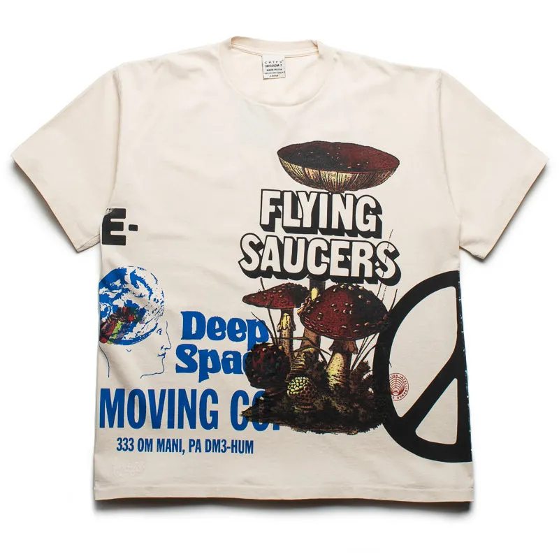 CRTFD Allover Print Mash Up Tee - Natural Snowy day water park event