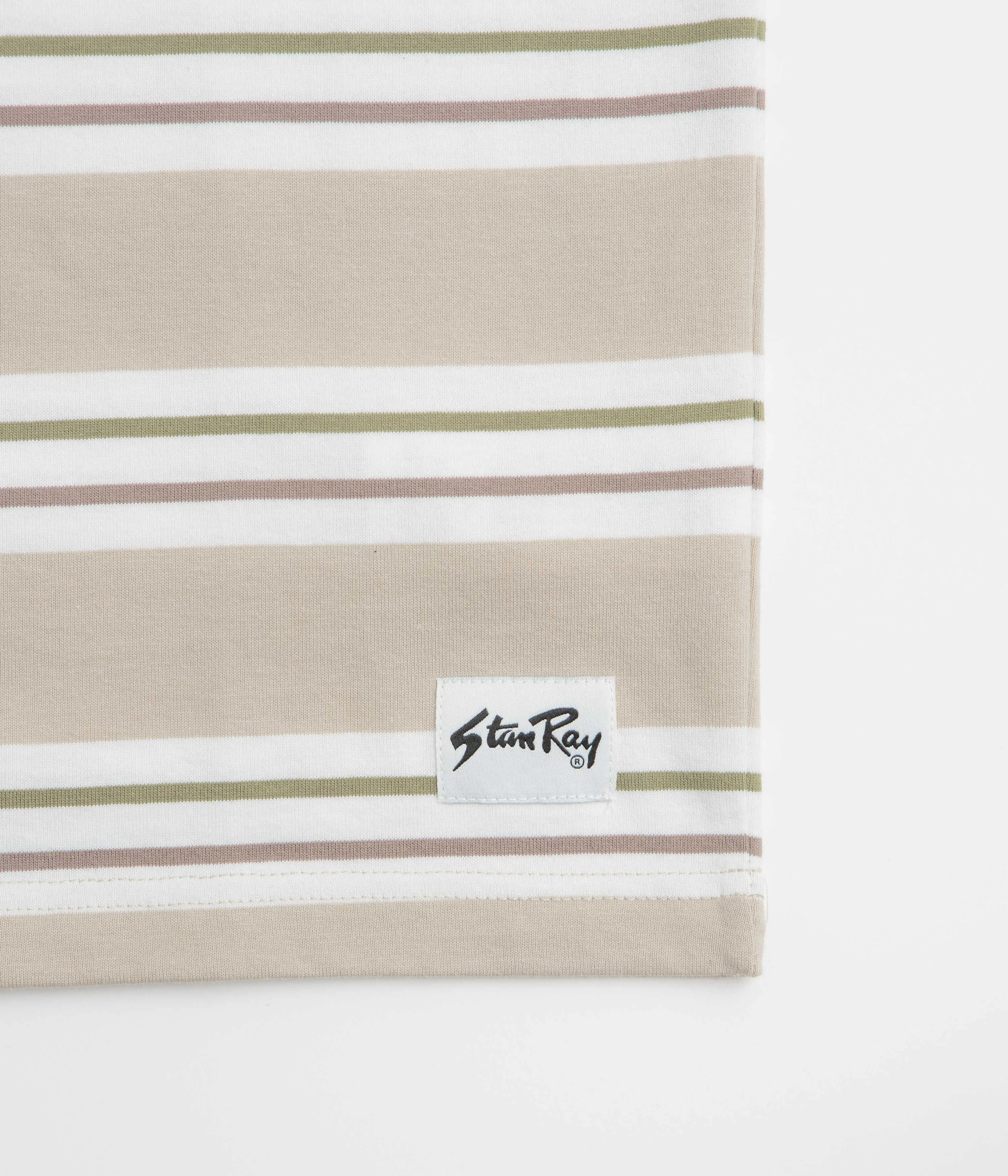 Stan Ray Stripe T-Shirt - Peyote Oversized Button Down