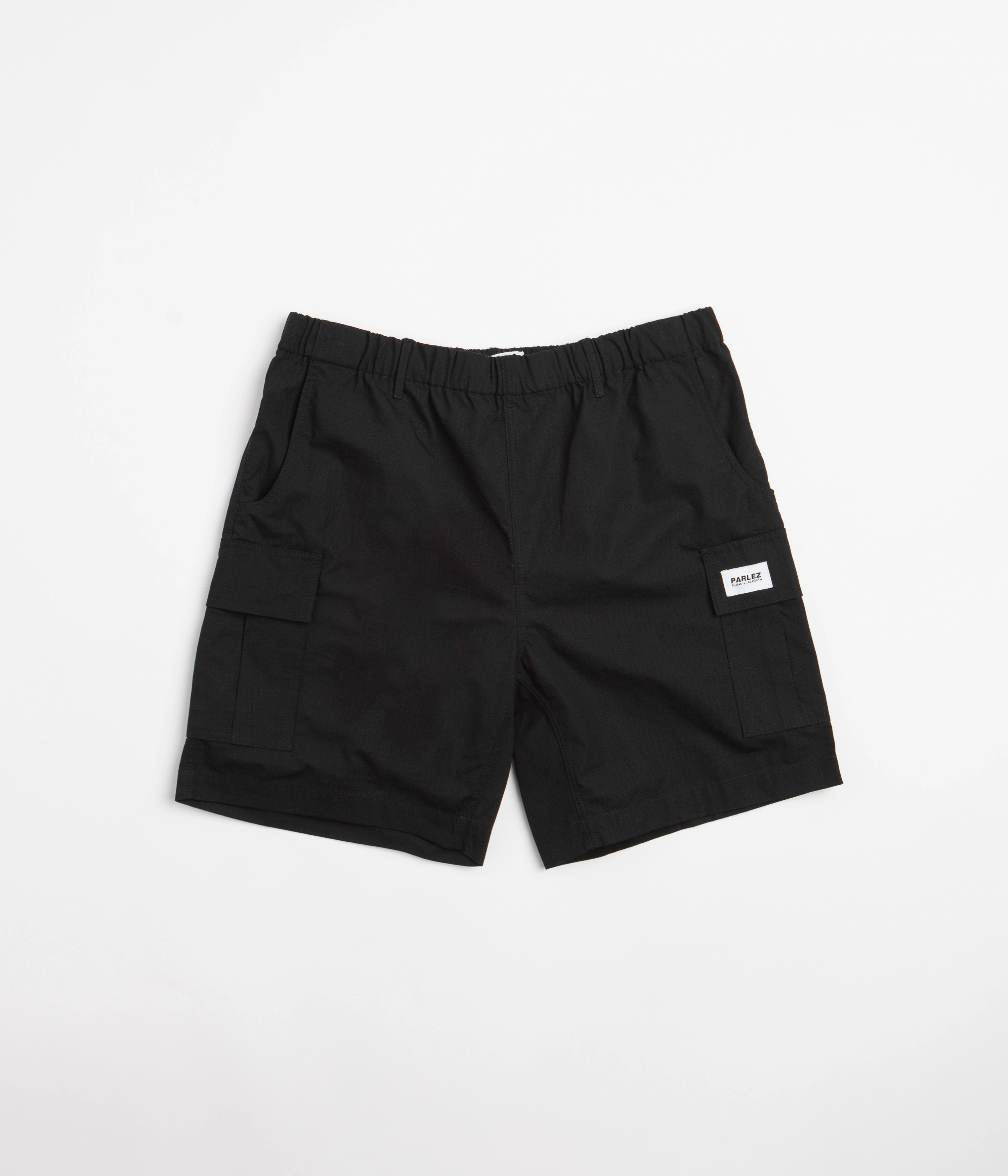 Travel Shorts Parlez Gilbert Ripstop Shorts - Black