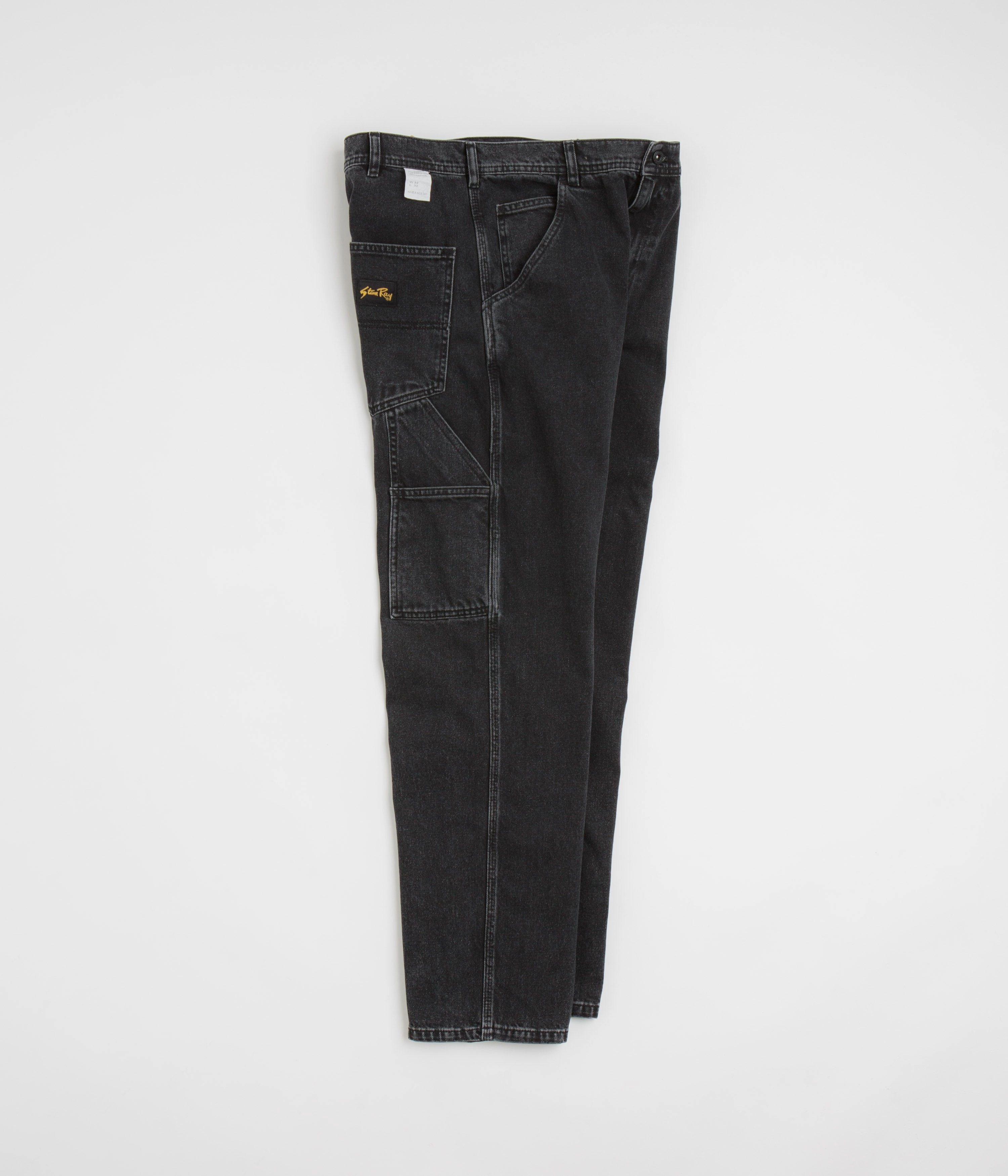 Stan Ray OG Painter Pants - Washed Black Denim Recyclable Fabric Blend ThermalRegulation