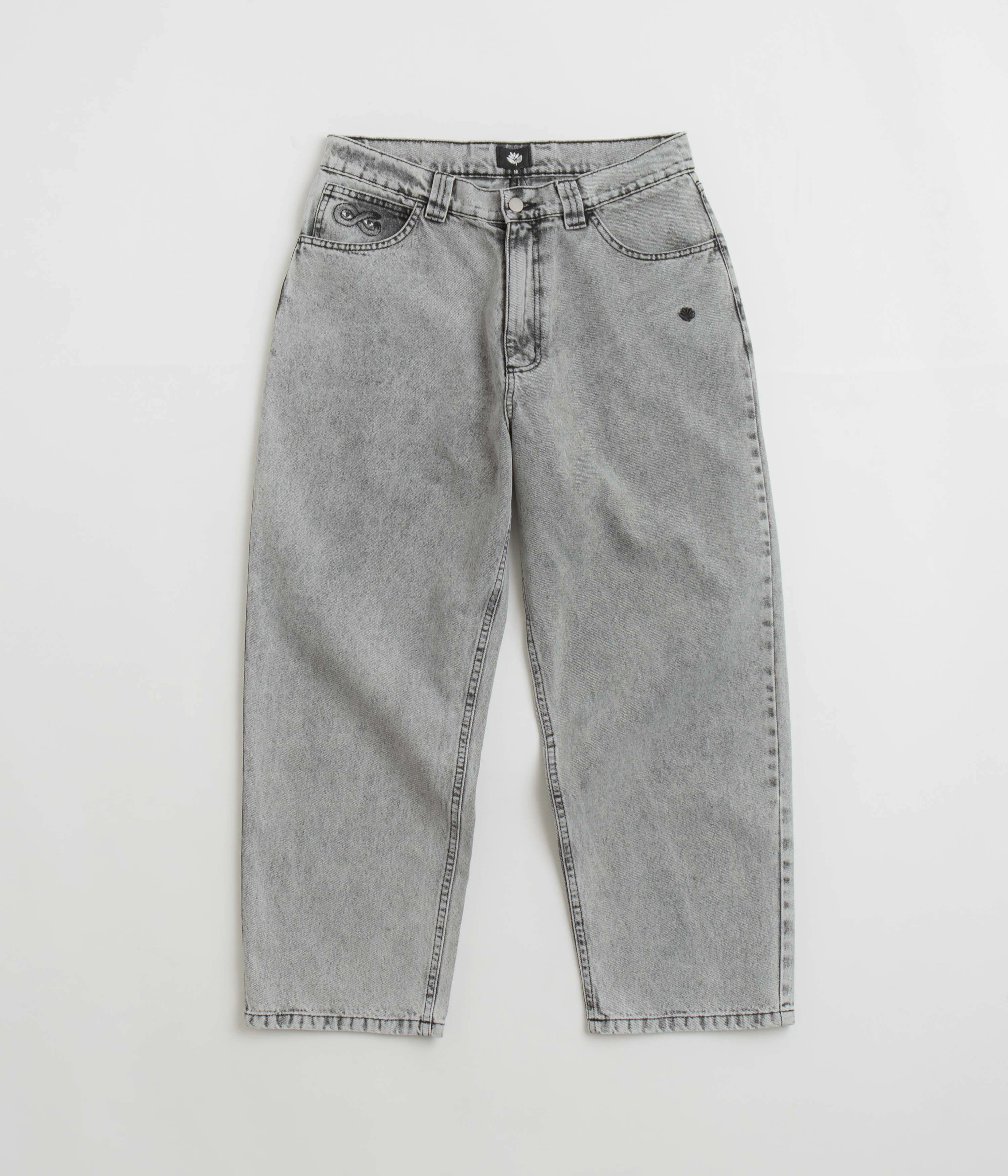 Magenta OG Jeans - Acid Structured fabric