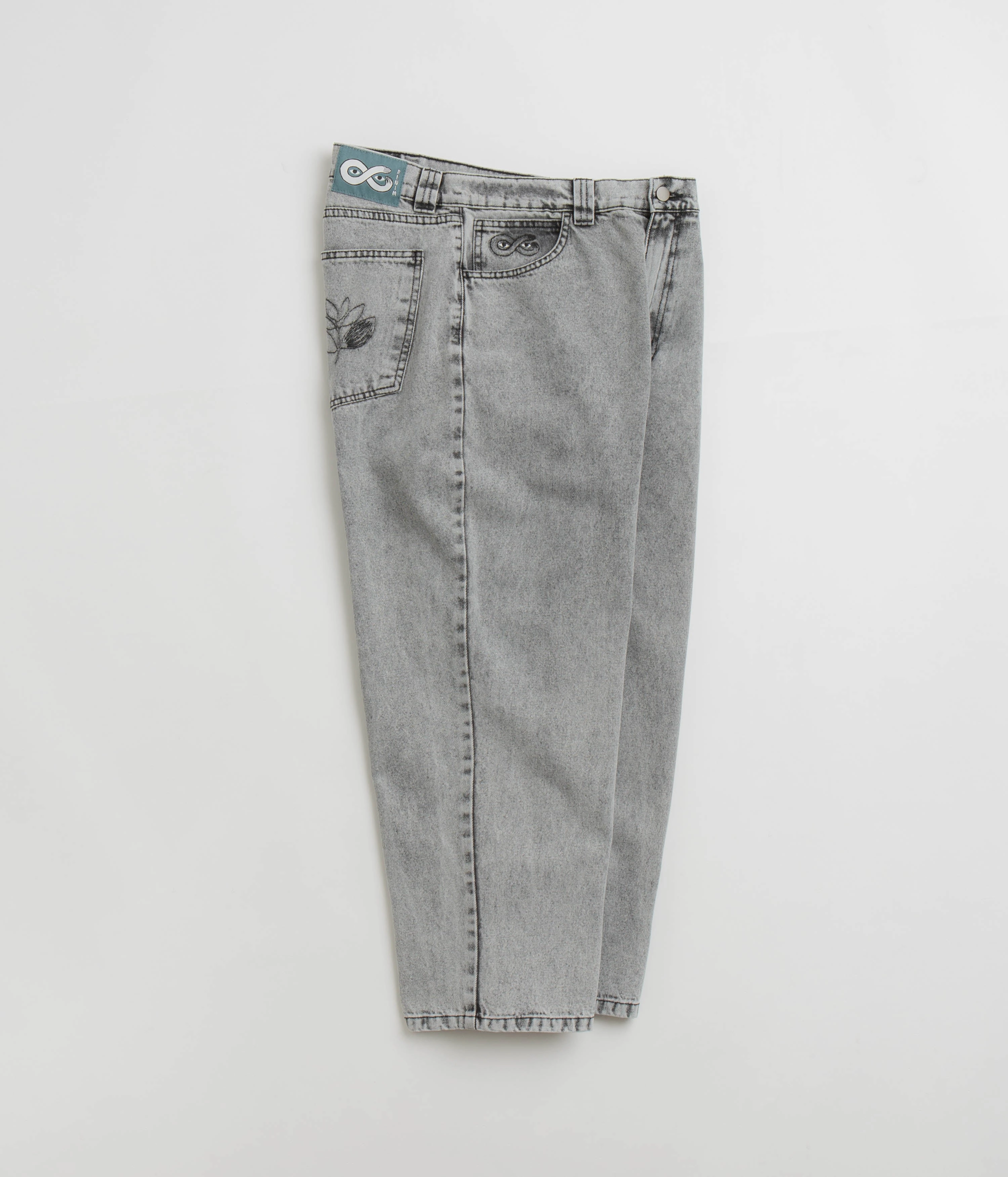 Polyester fabric Eco Friendly Fabric Magenta OG Jeans - Acid