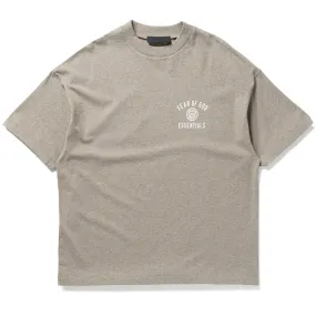 Fear of God Essentials Jersey Crewneck Tee - Heather Gray snowboarding venue Outdoor Activity