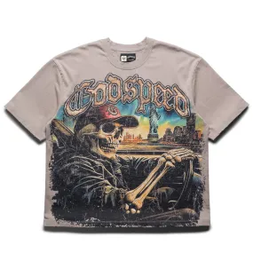 gym clothes Godspeed New York Sightseeing Tee - Stone Wash