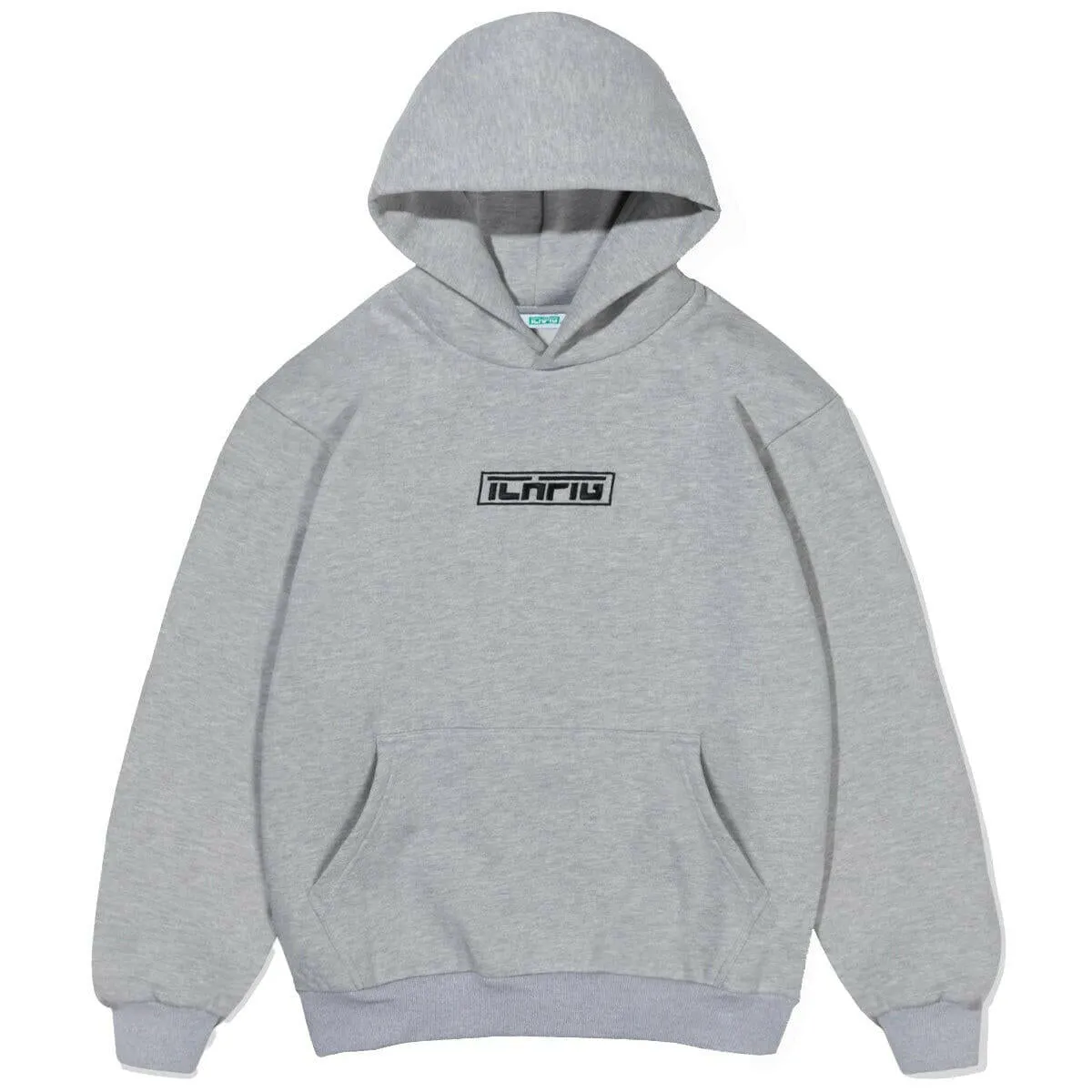 Ichpig - Strike Cordless Hoodie Grey Marle Leather like