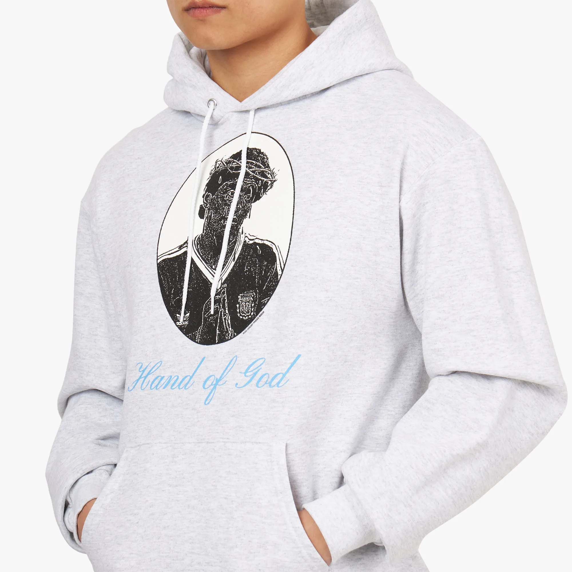 Bar Night product swimming suitability Full Court Press Maradona Hoodie / Gray