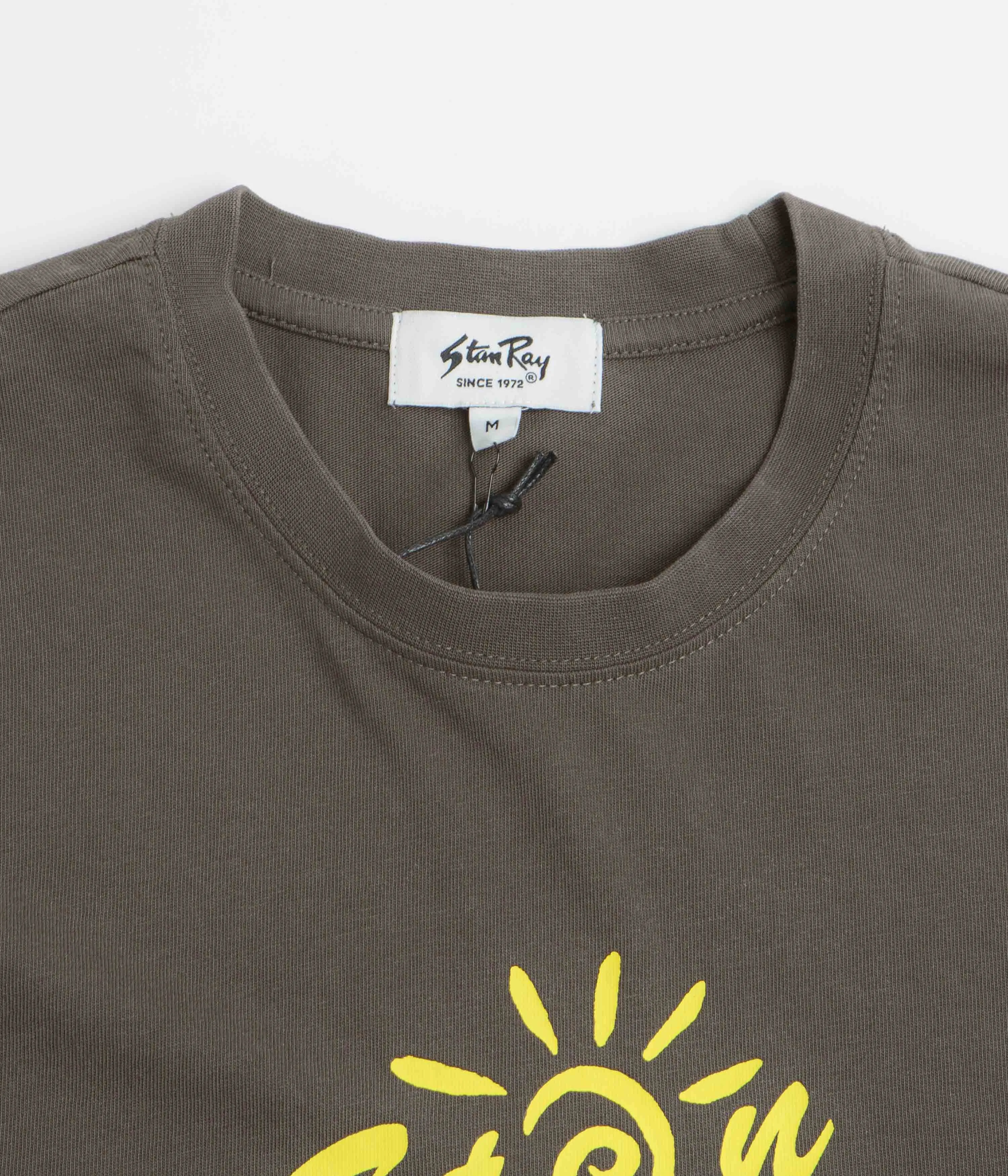 Stan Ray Ray Vine T-Shirt - Washed Black piping Skiing