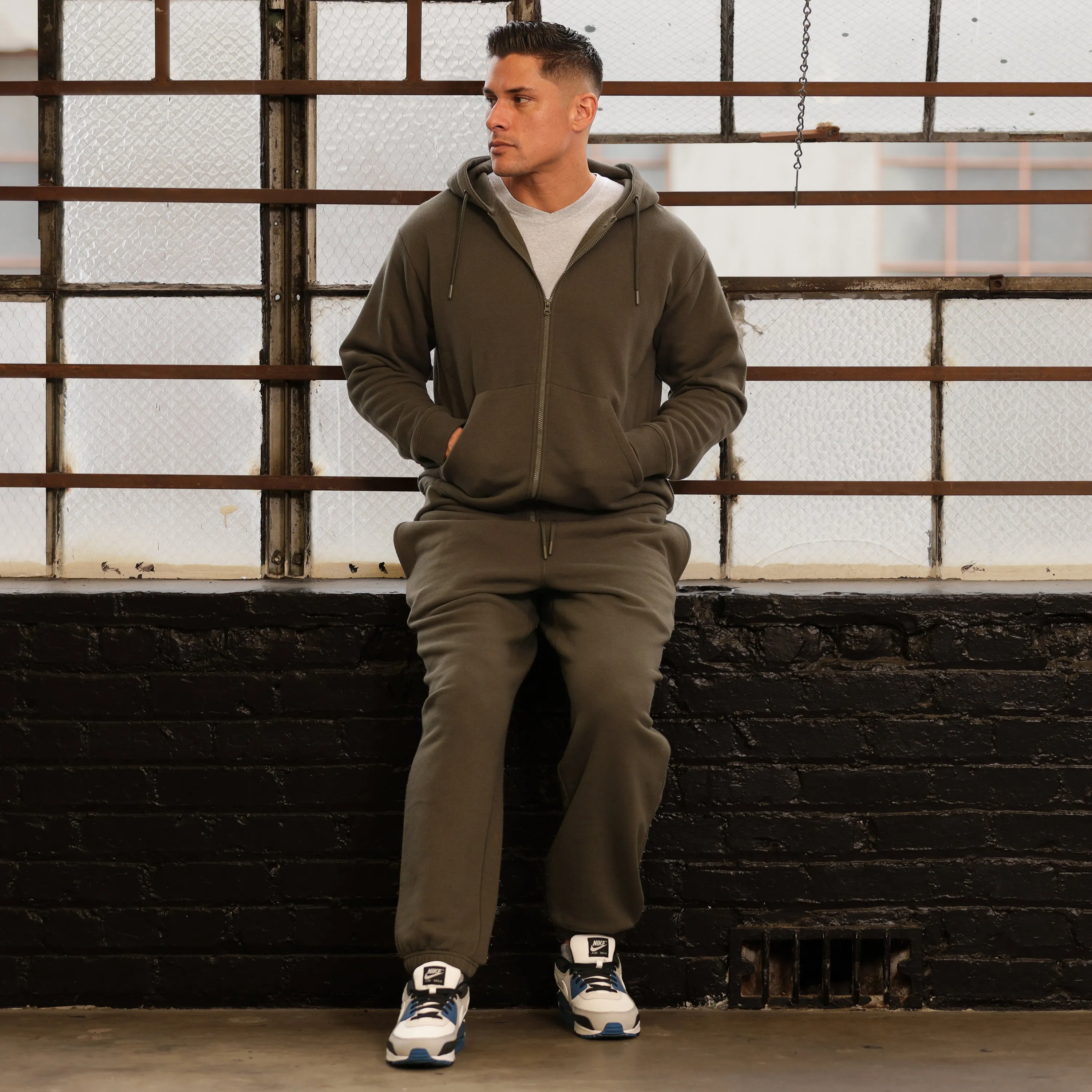 Brave Mode Classic Fleece FZ Hoody - Mens