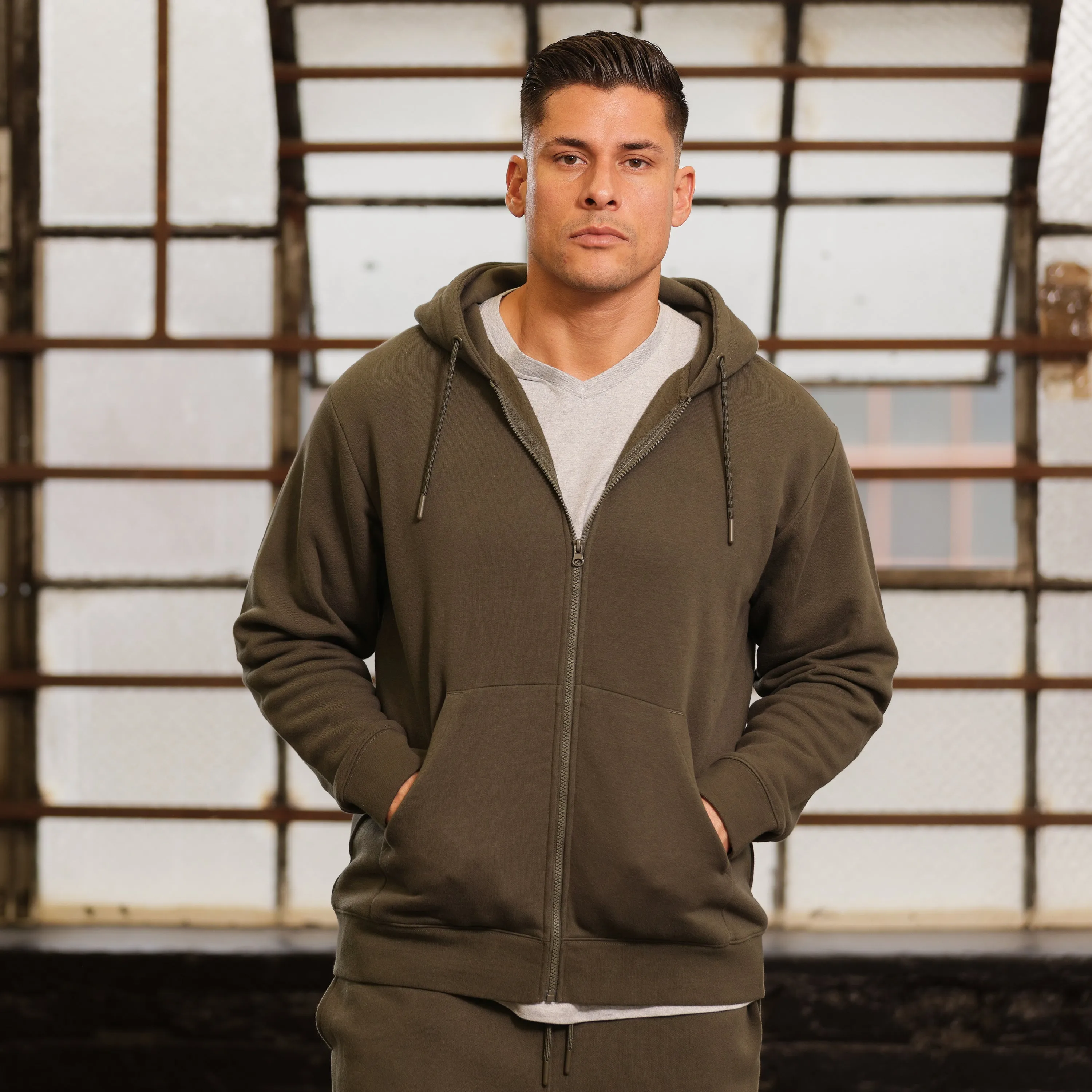 Classic Fleece FZ Hoody - Mens Speed Soul QuickRelease Closure