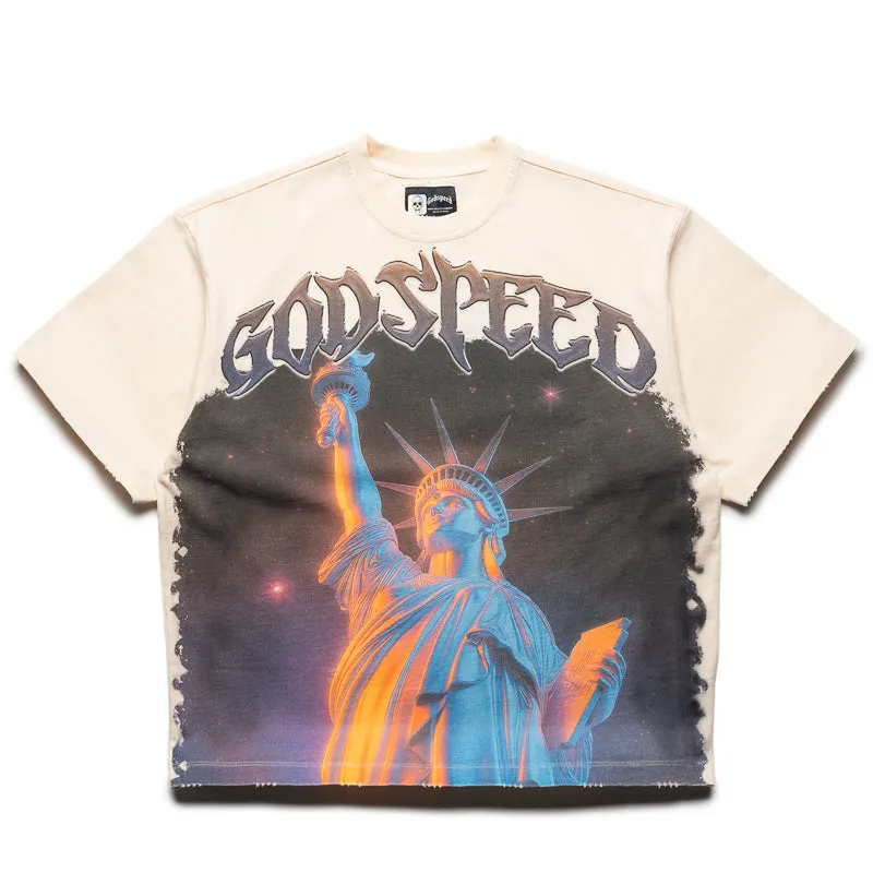 Godspeed New York Purple City Tee - Bone Modern Style