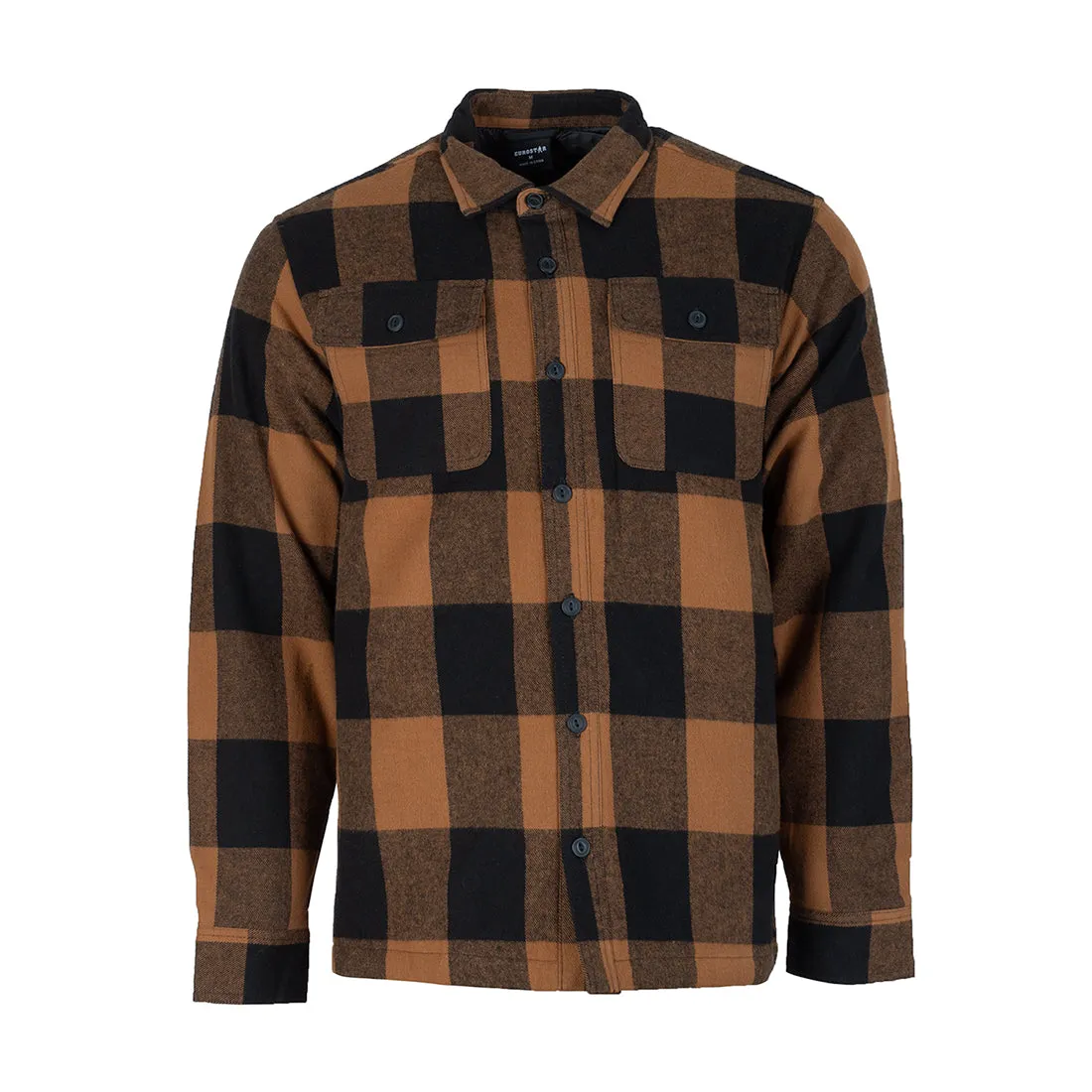 Quilted Lined Flannel Shirt Jacket - Mens Star Light Heroine Glow