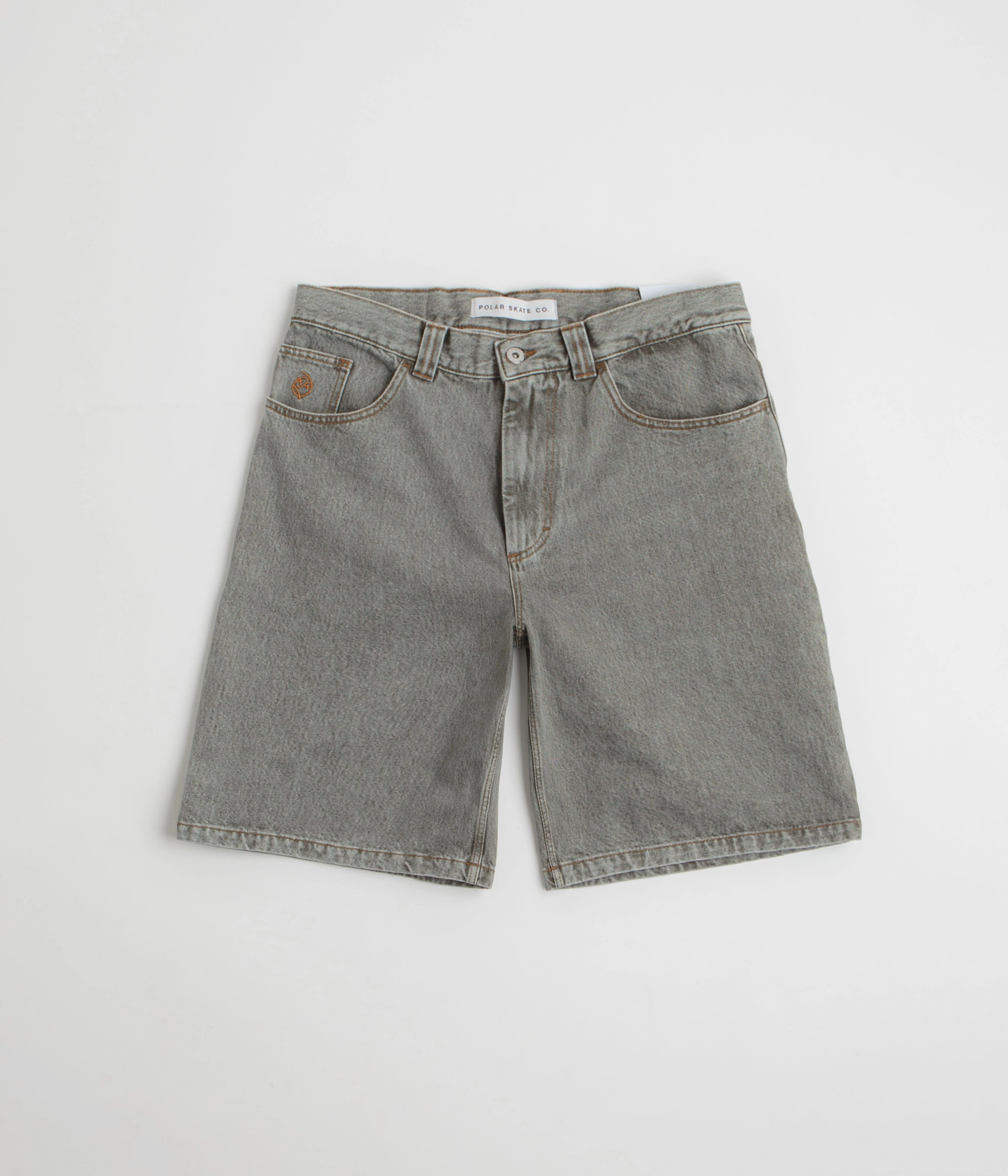 Elastic hem silk blend Polar Big Boy Shorts - Eucaplytus