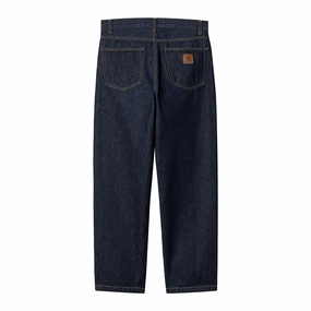 Carhartt WIP Aaron Pant - Blue Rinsed Abrasion Resistant Fabric