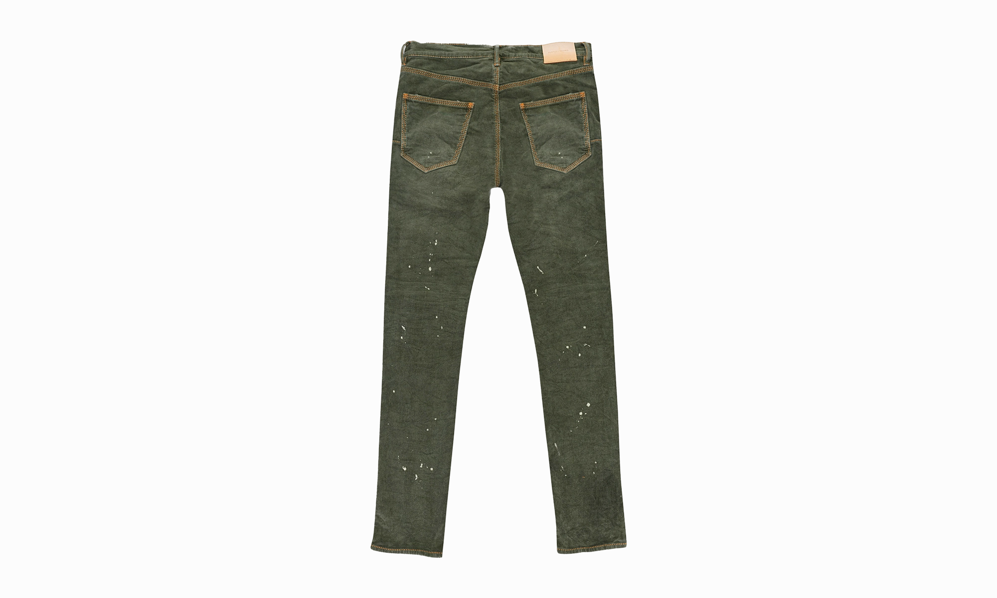Urban Style Morning Stroll Music Event Office Wear 3-NEEDLE FOREST WASH REPAIR SKINNY JEANS "Indigo"