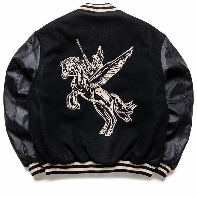 Represent Mascot Wool Varsity Jacket - Jet Black Dream