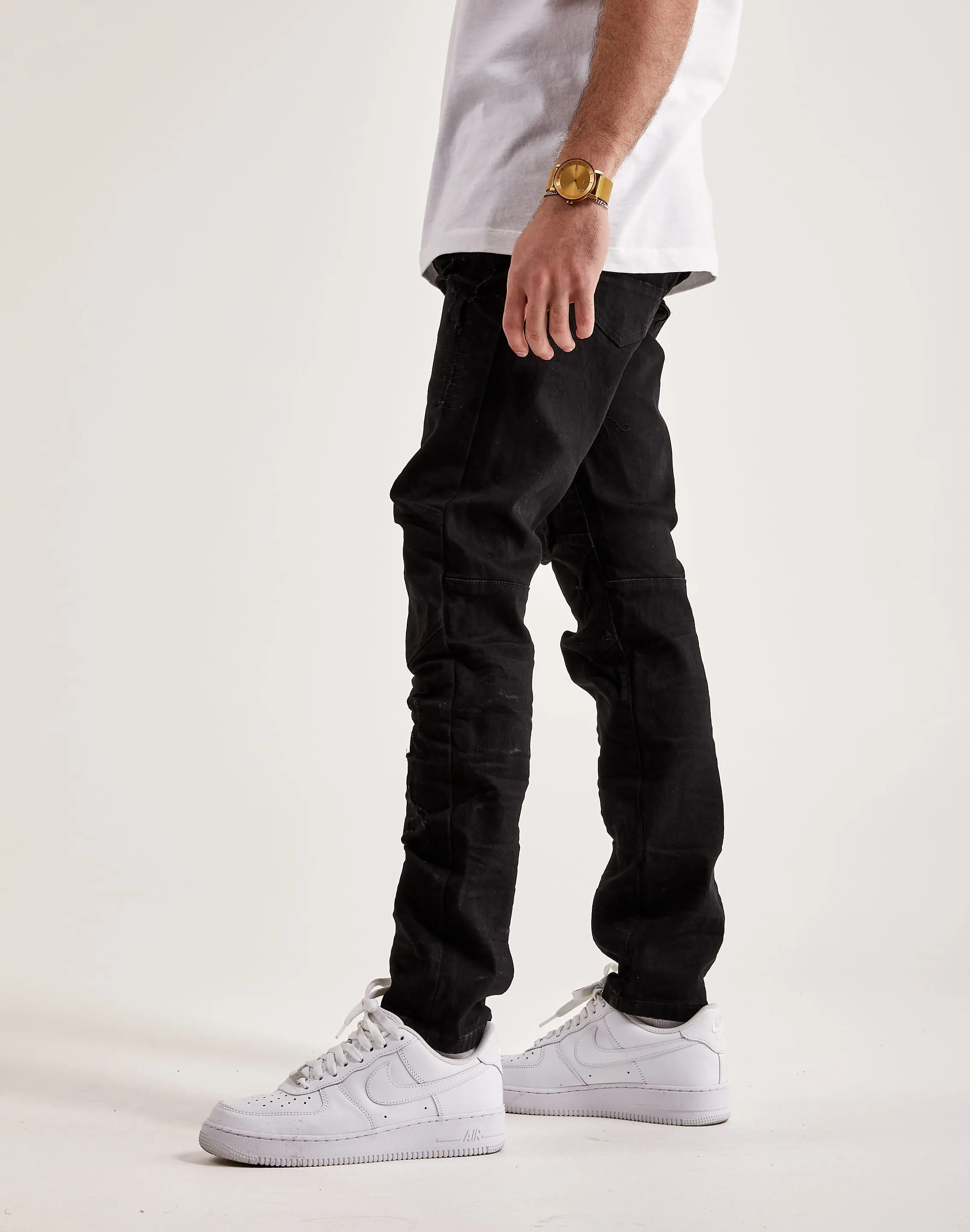 Smoke Rise Coated Denim Jeans Gym Safe