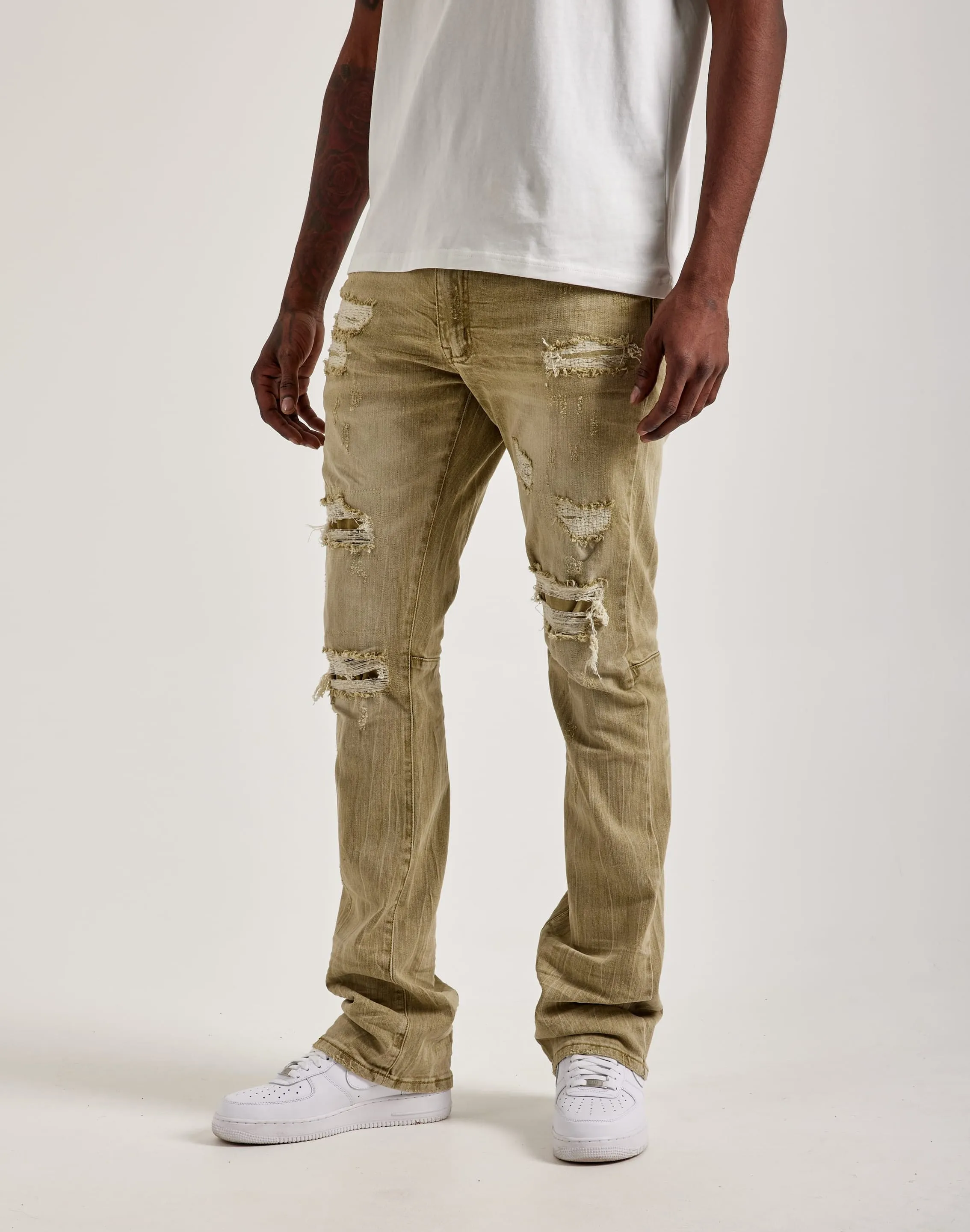 smooth zipper Breathable Lining Smoke Rise Essential Jeans