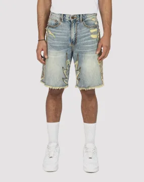 Gentle Breeze MachineWashable Fabric Smoke Rise Lucca Western Denim Shorts