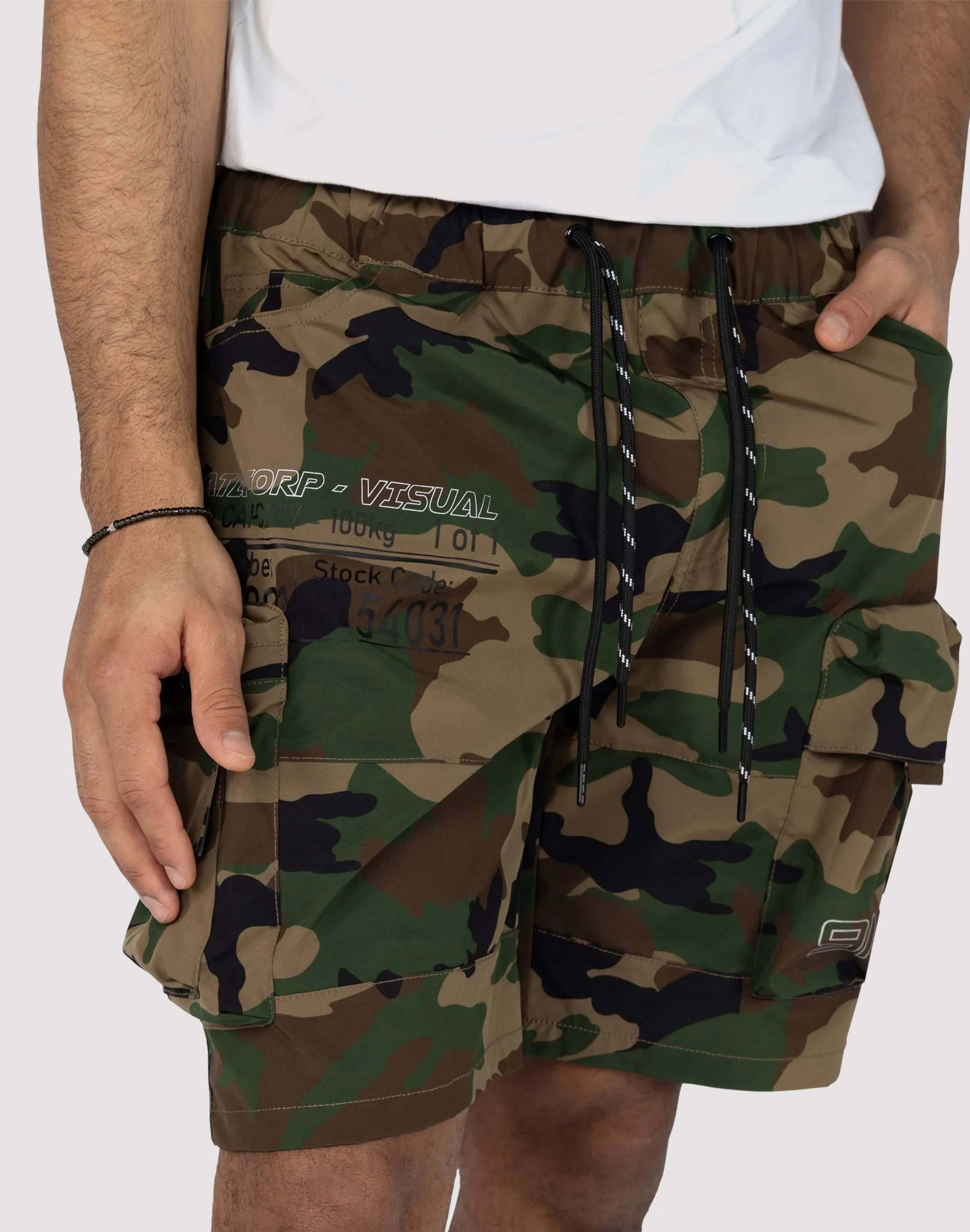 Smoke Rise Nylon Cargo Shorts FastDrying Inner Layer