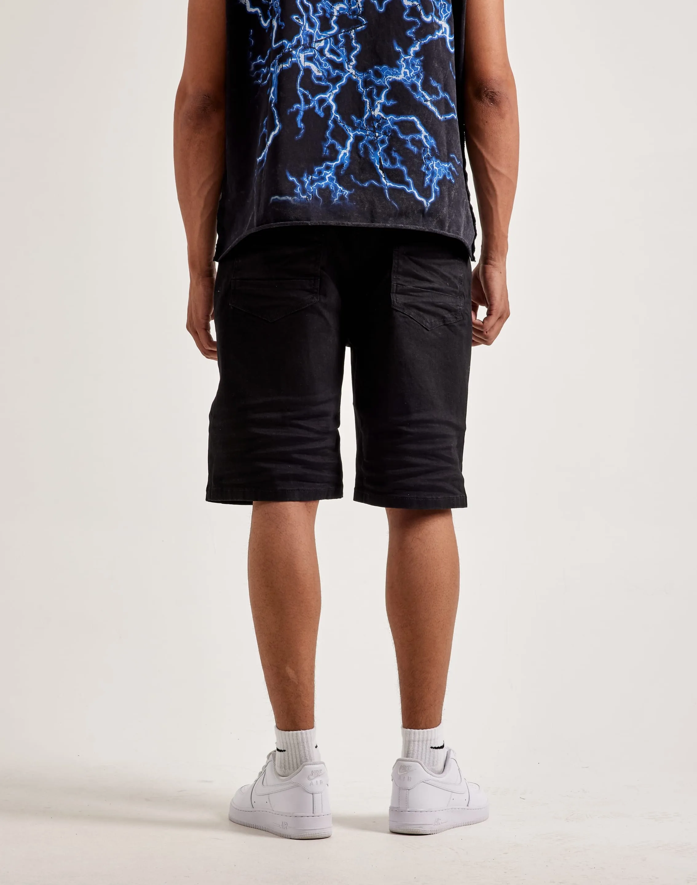 EcoFriendlyTextiles StainlessZippers Smoke Rise Rip Off Shorts
