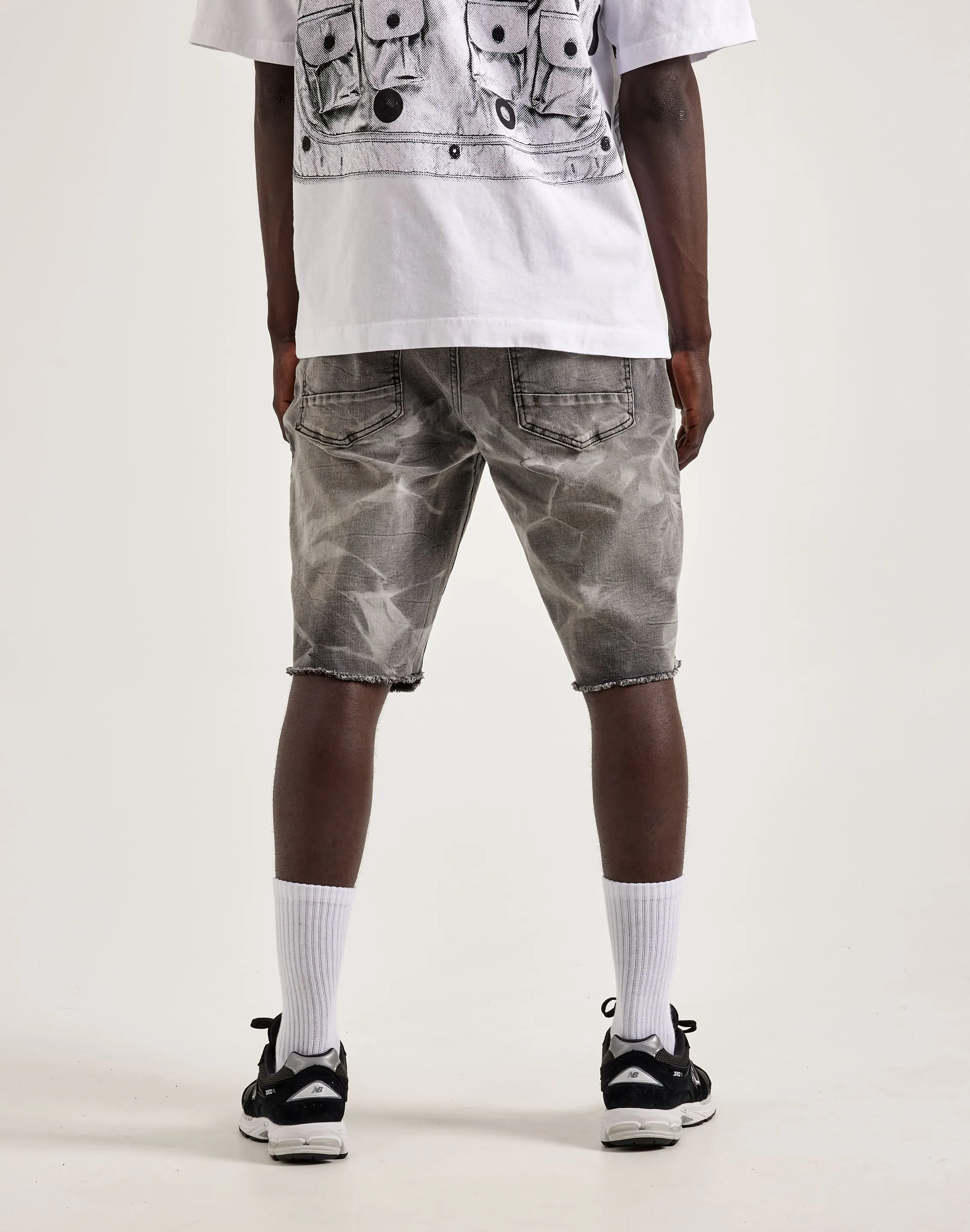 CompressionFreeCuffs Smoke Rise Rip Off Shorts