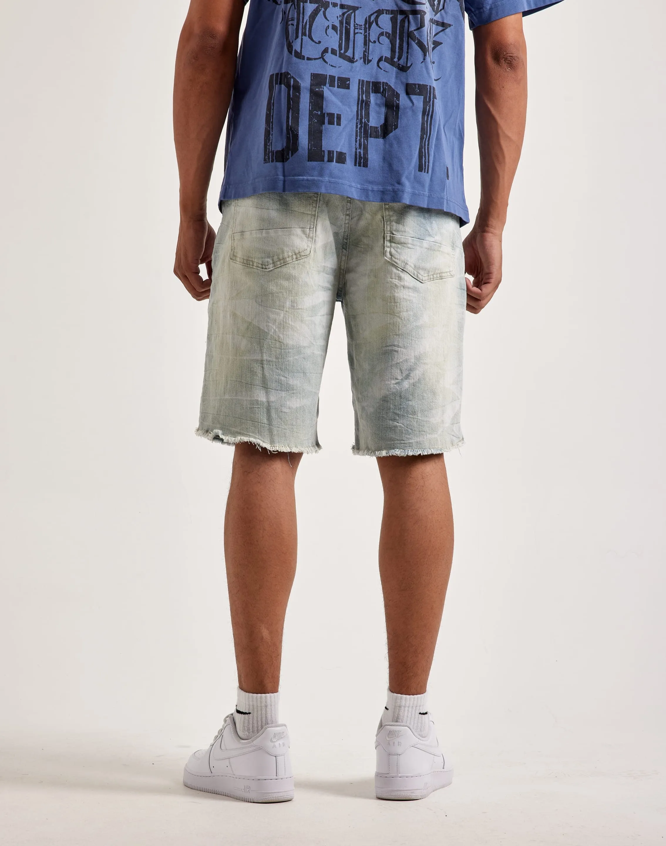 Smoke Rise Rip Off Shorts fresh start Snug fit