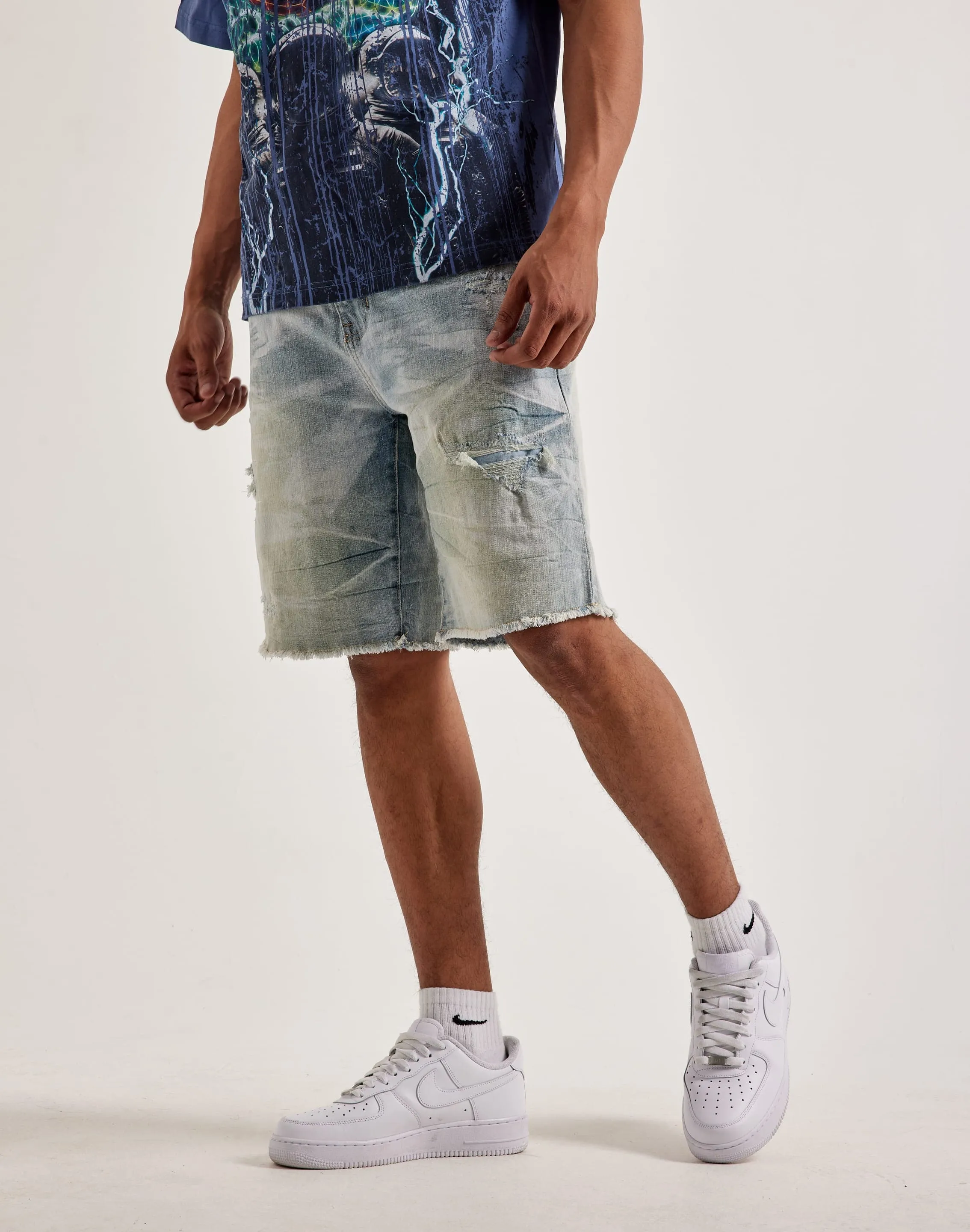 Smoke Rise Rip Off Shorts Cool Glow