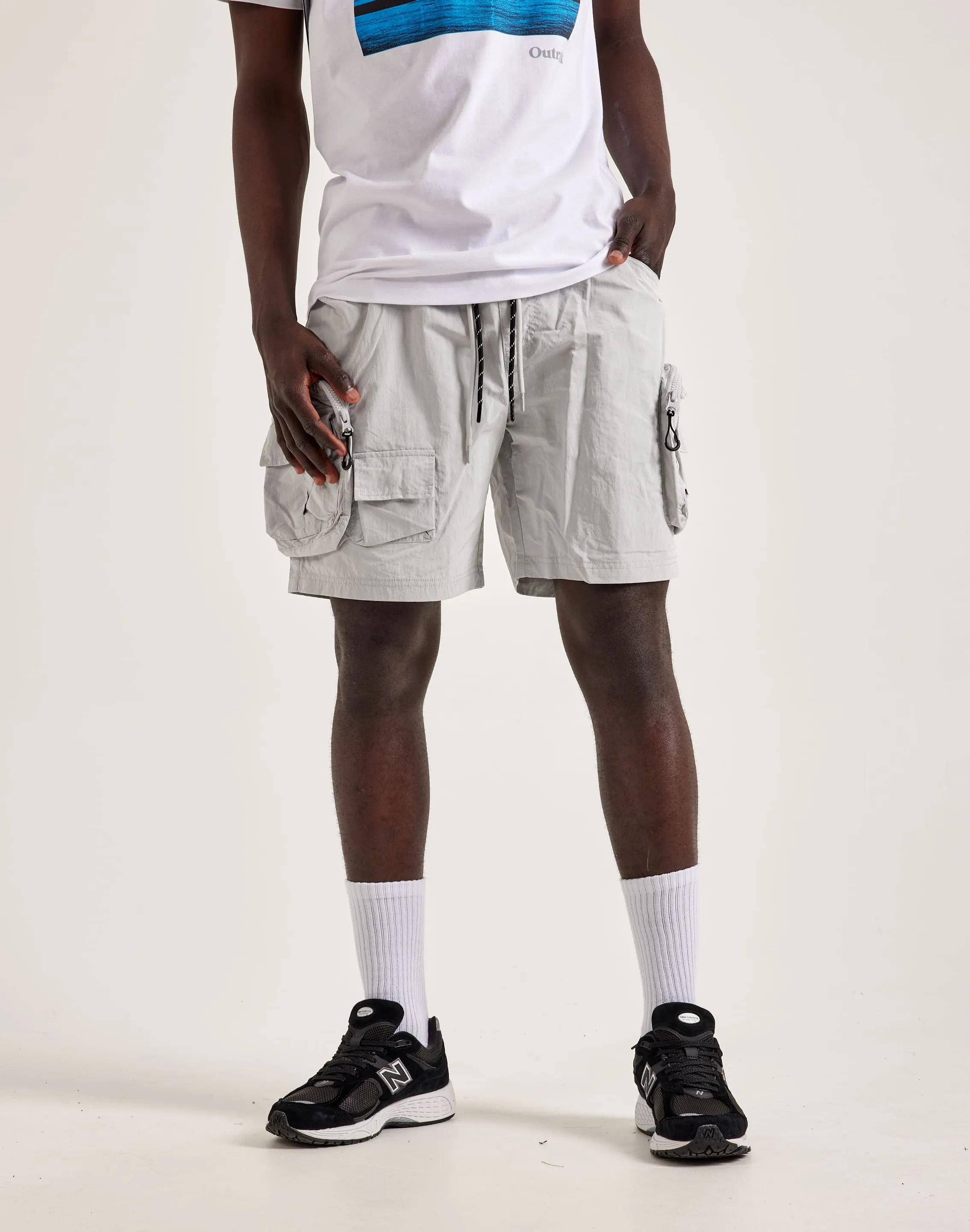 Smoke Rise Ripstop Utility Cargo Shorts AntiStaticTechnology