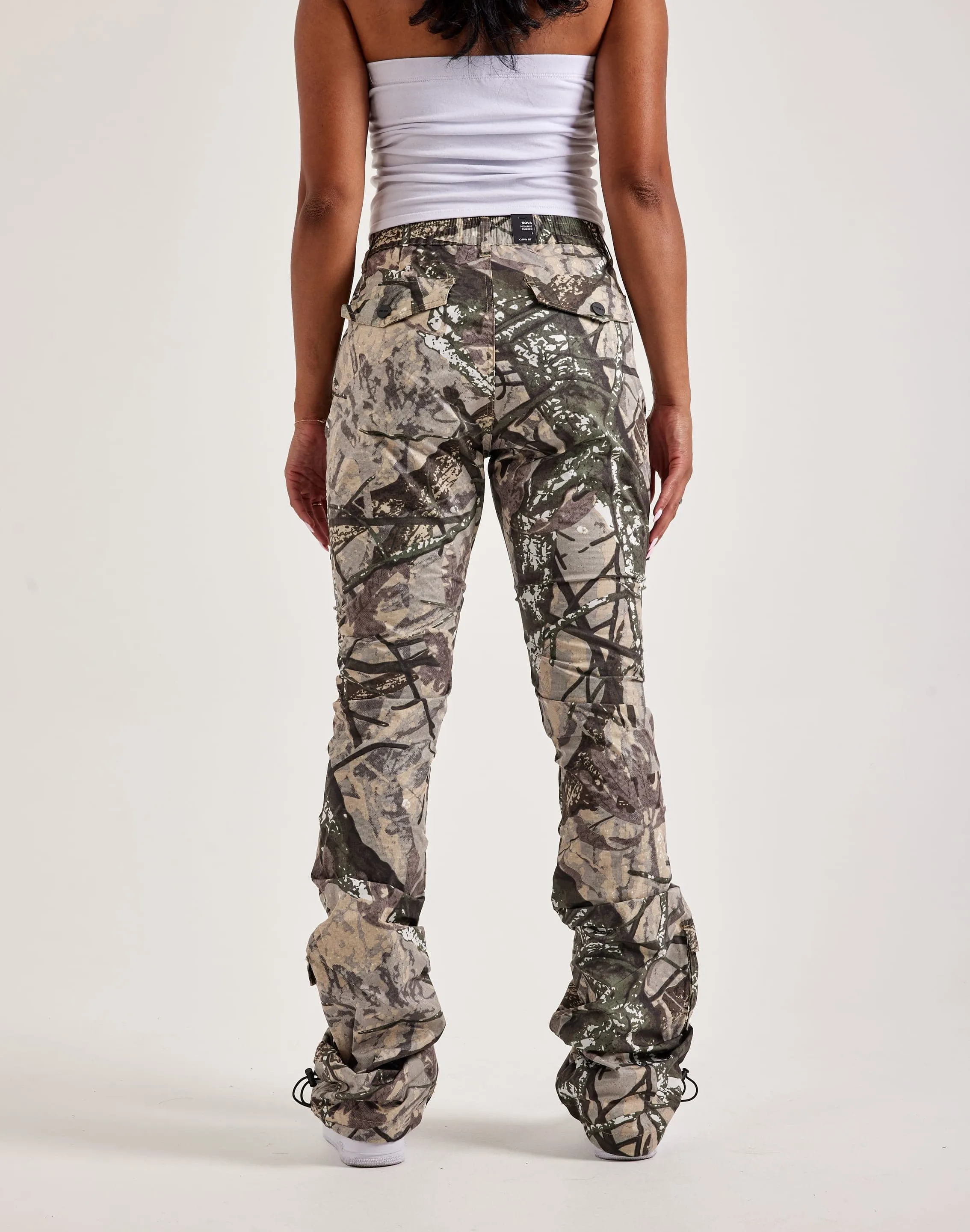 Smoke Rise Stacked Nylon Cargo Pants Quick Core UVProtectionFabric