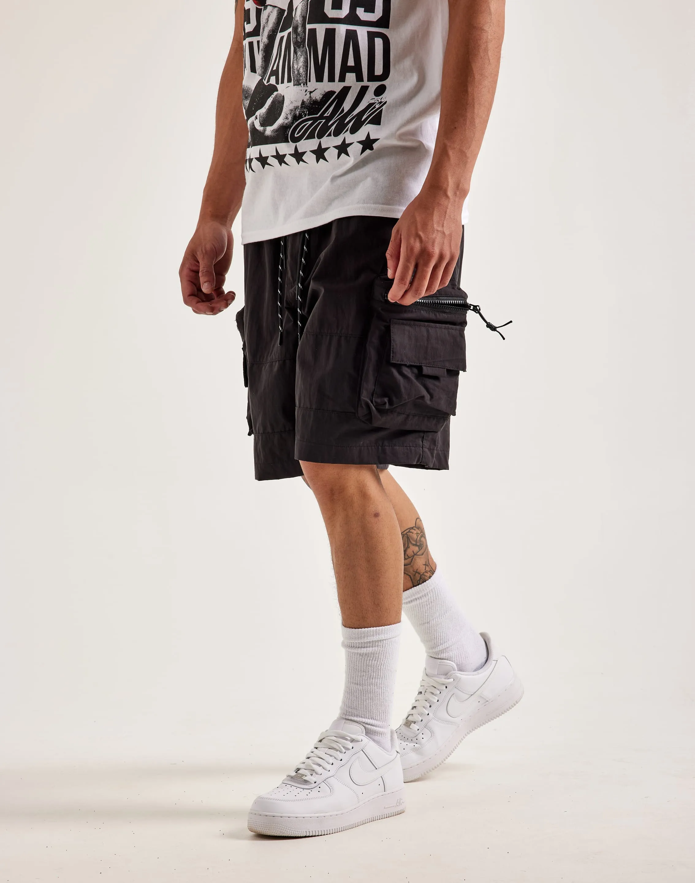 QuickDrying Winter Fit Smoke Rise Utility Cargo Shorts