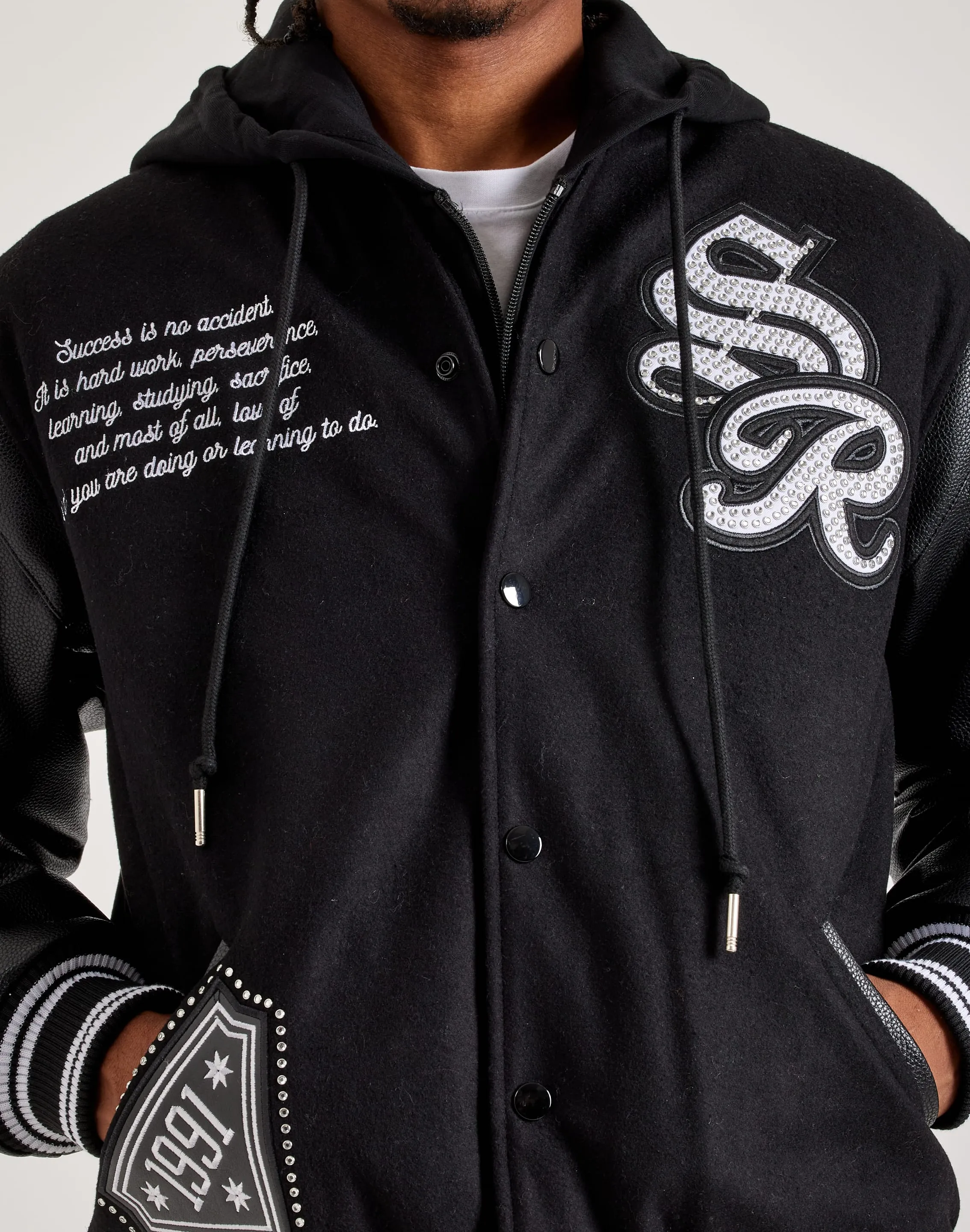 Smoke Rise Varsity Jacket Air Move Chill Fit