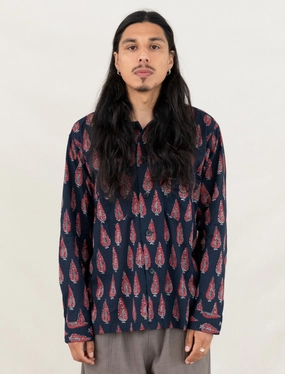 Smokey Shirt (Navy) AntiStatic Weave StretchComfort