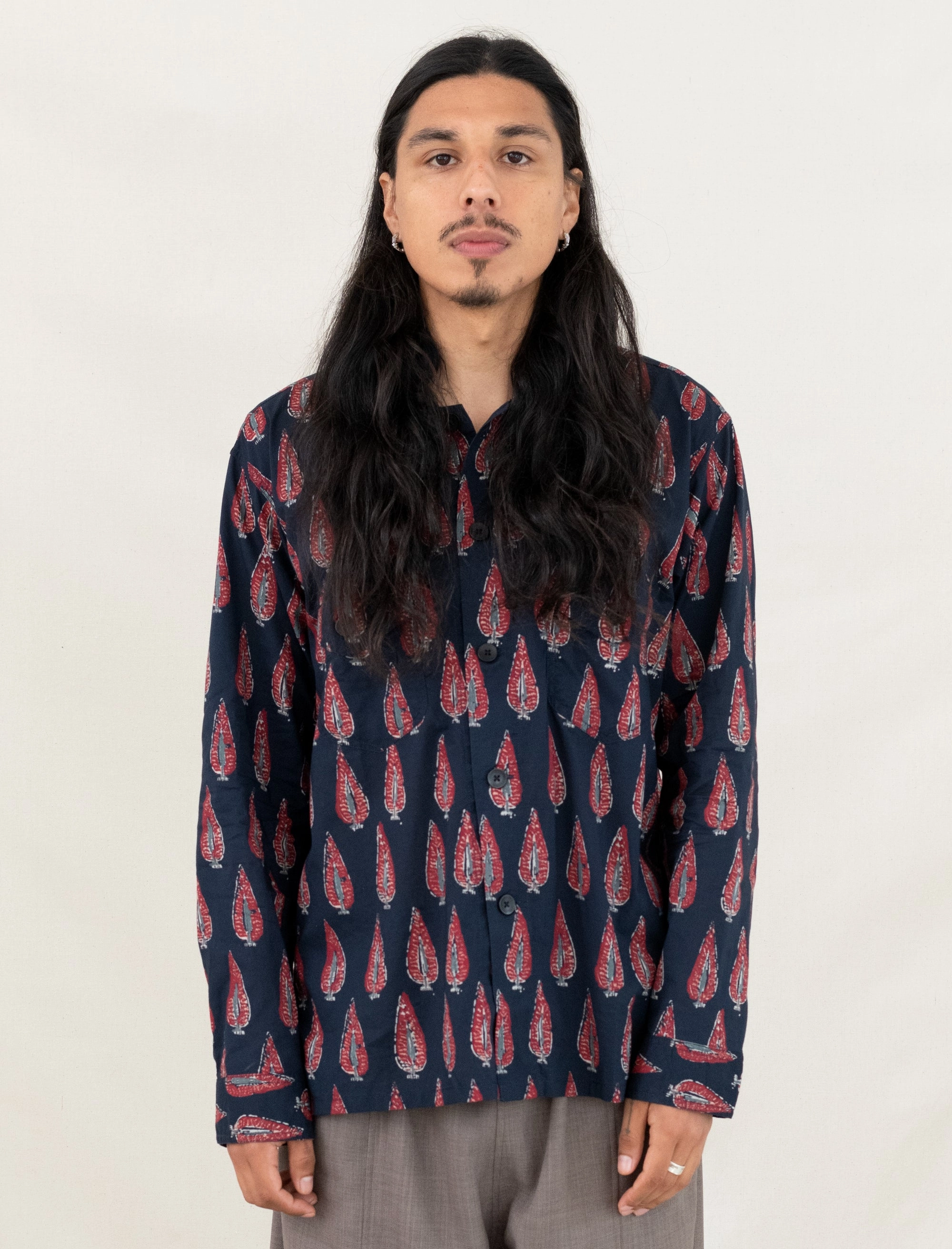 Smokey Shirt (Navy) AntiStatic Weave StretchComfort
