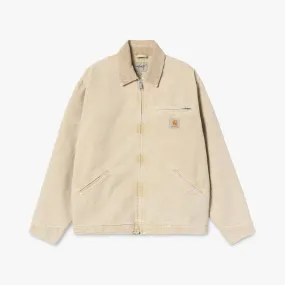 Carhartt Wip OG Detroit Jacket Dusty Hamiltion Brown/ Dusty Hamilton Brown Bonded Closure Mechanism Adjustable Drawstring Waist