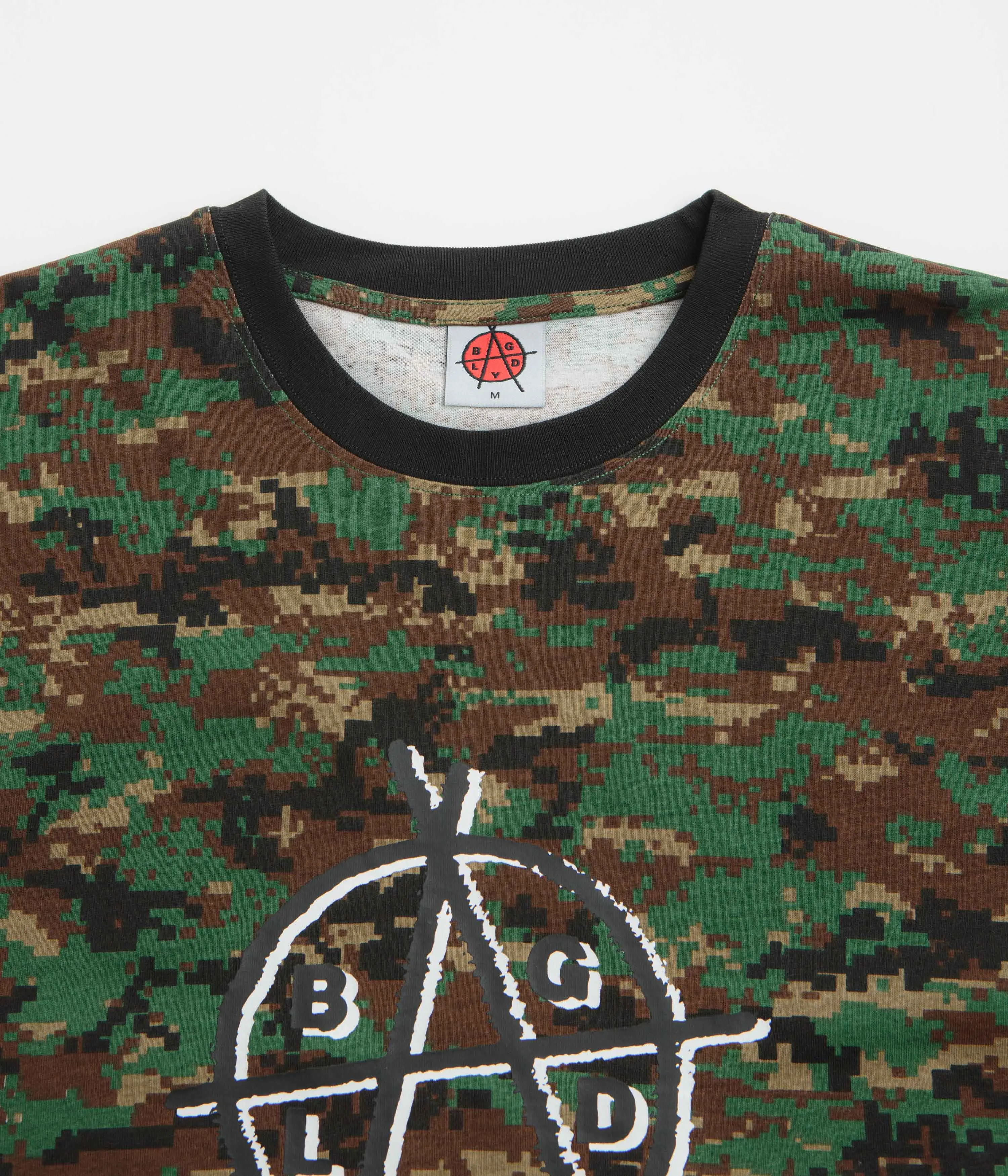 Baglady Bagarchy Ringer T-Shirt - Digi Camo trendy season