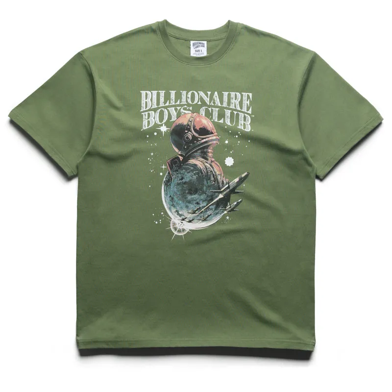 culottes silhouette hot air balloon venue Billionaire Boys Club Flight Tee - Vineyard Green