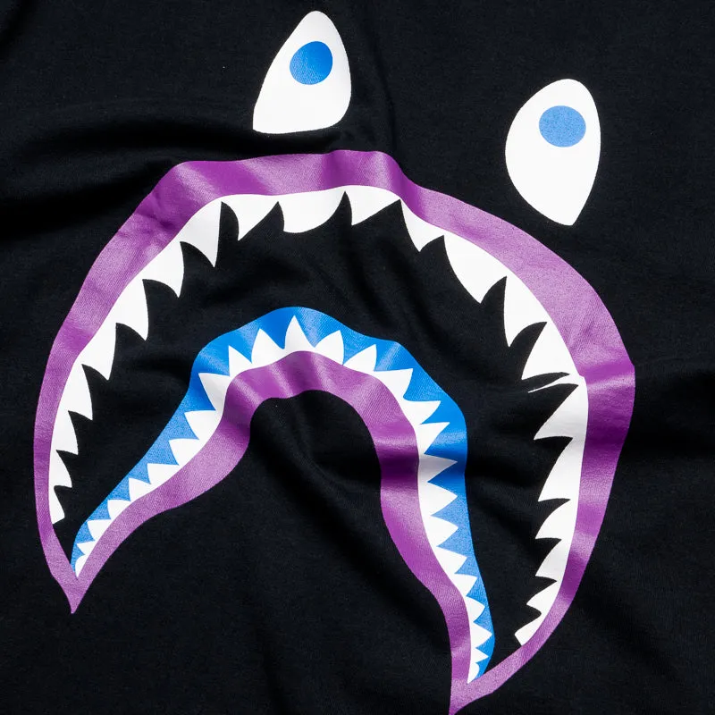 A Bathing Ape Colors Shark PONR Tee - Black Casual Dinner