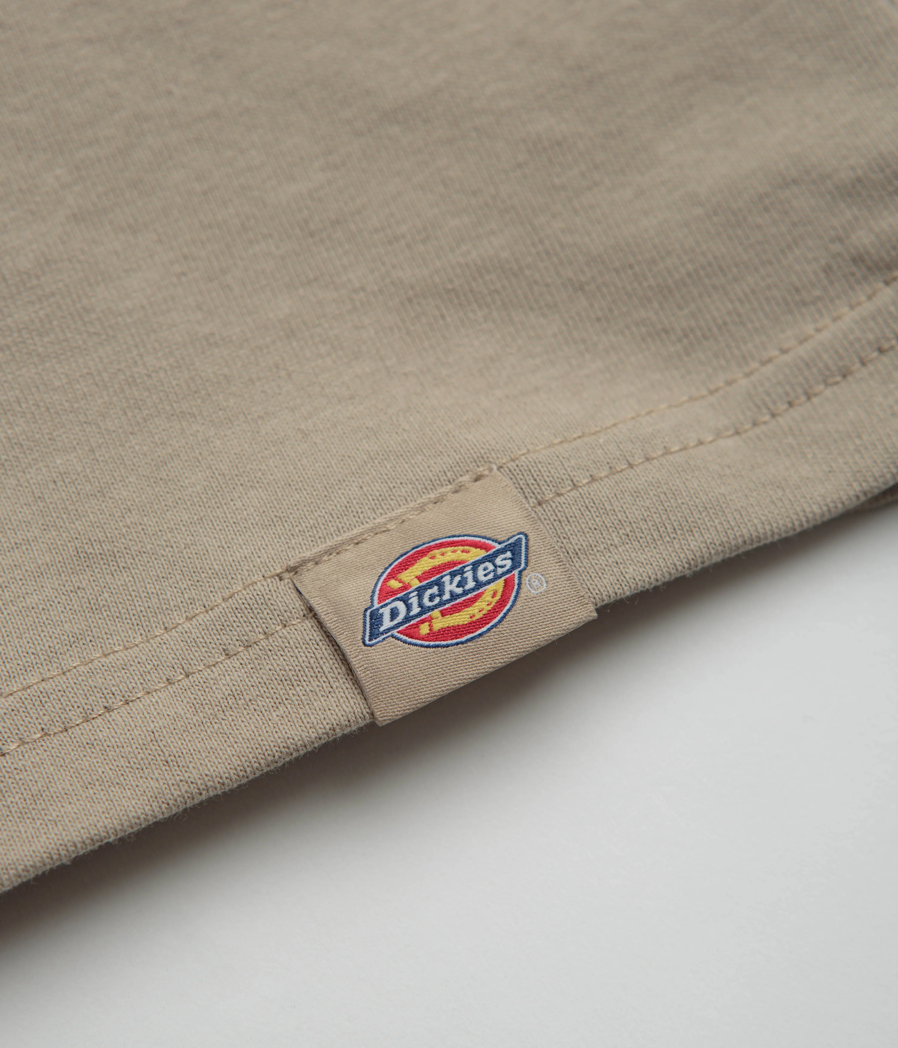 Stretchable Side Vents Straight fit Dickies Wrench T-Shirt - Desert Sand