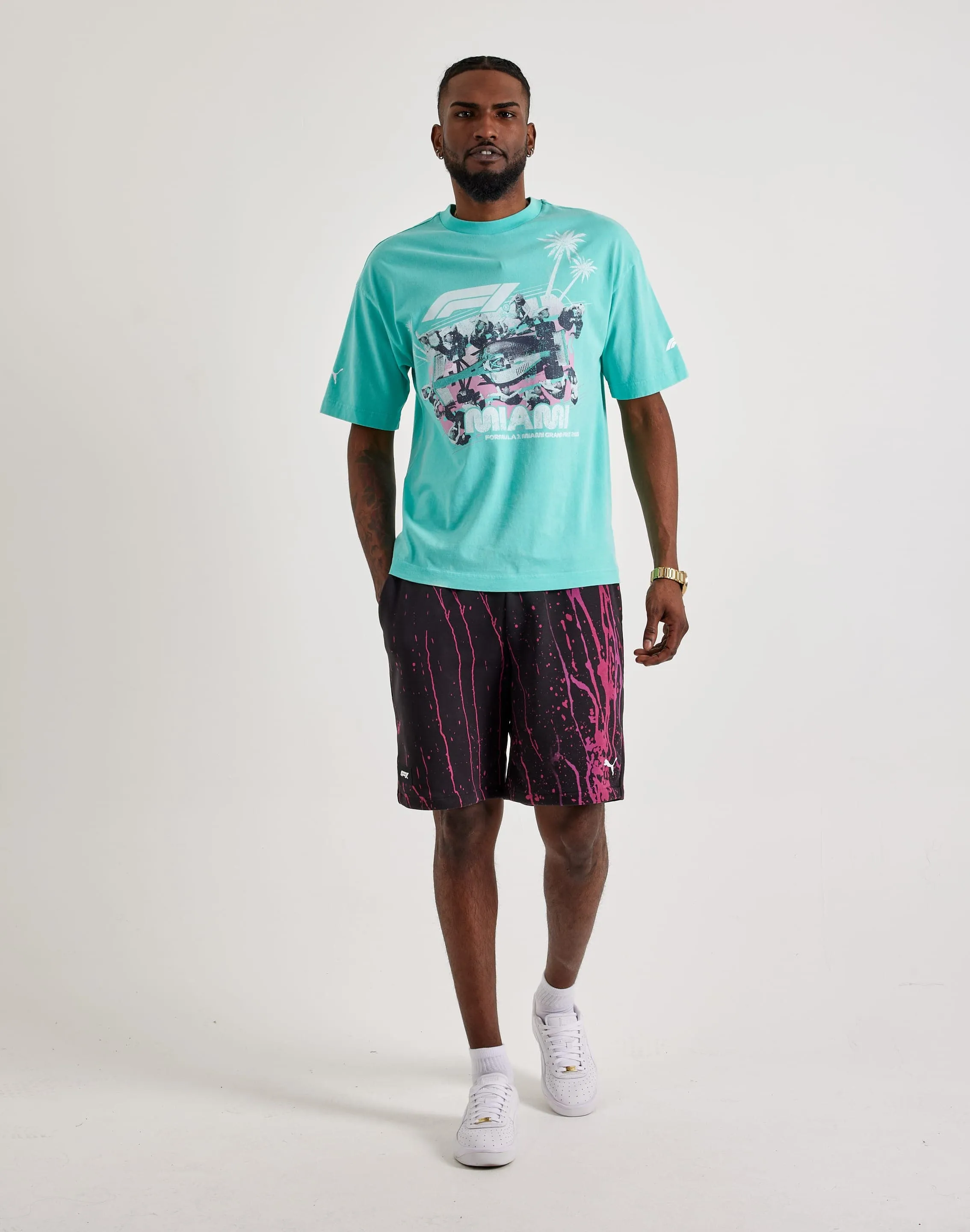 Story Glow Puma F1 Color Splash Sweat Shorts
