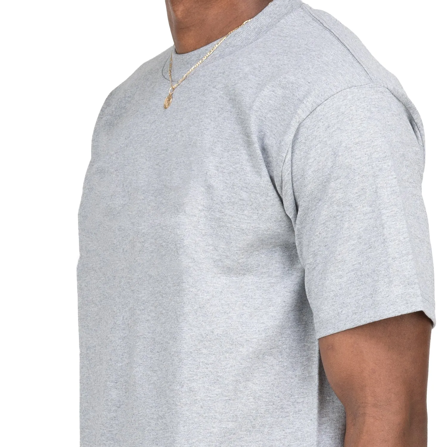 Luxury Touch Heavyweight Solid Crew Neck - Mens