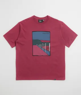 by Parra Beach Parking T-Shirt - Raspberry soccer event