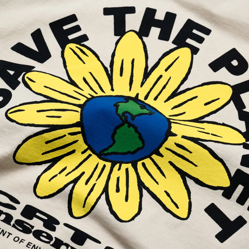 CRTFD Bees Tee - Natural Neutral Colors rugby venue