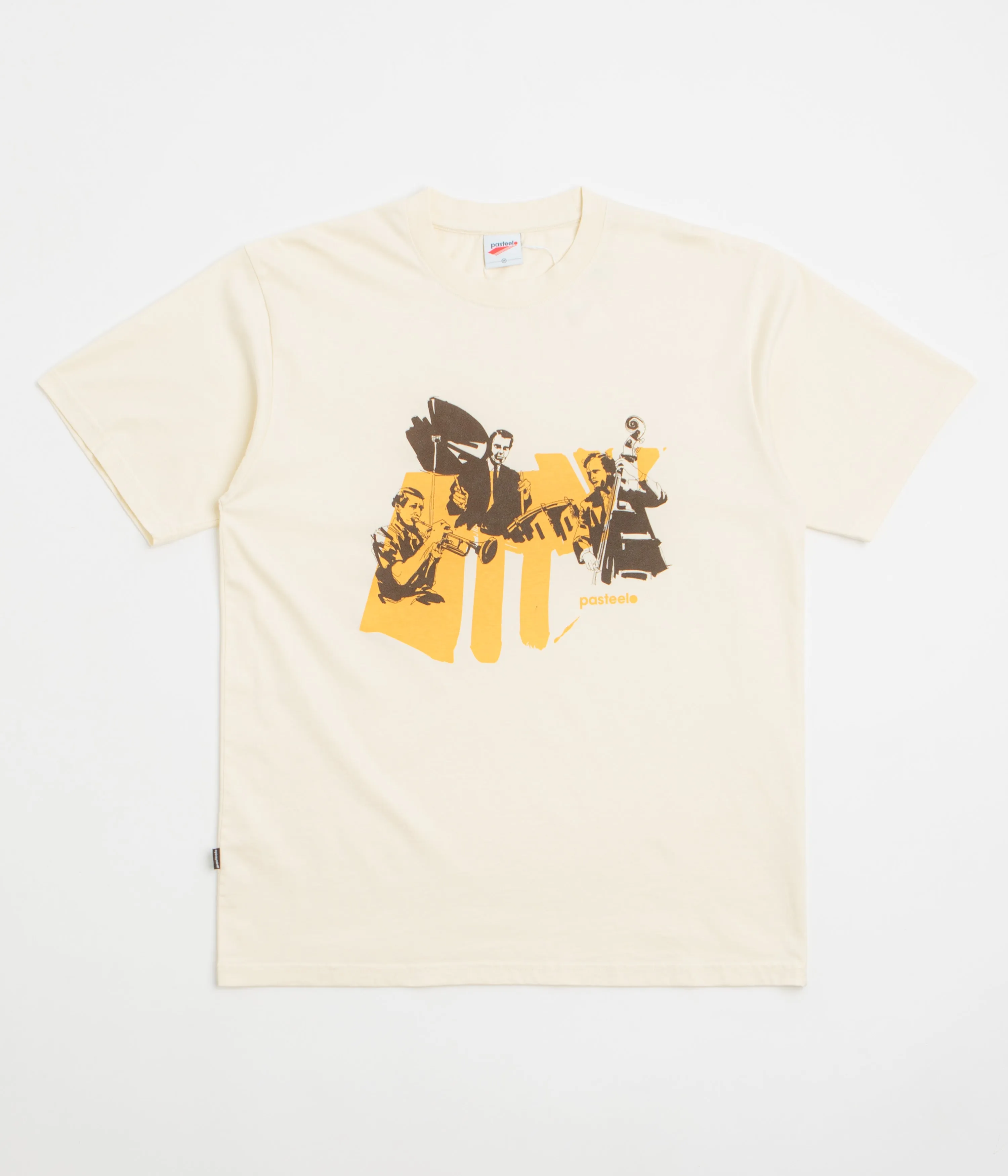 Party rooftop event Pasteelo Jazz Cats T-Shirt - Cream
