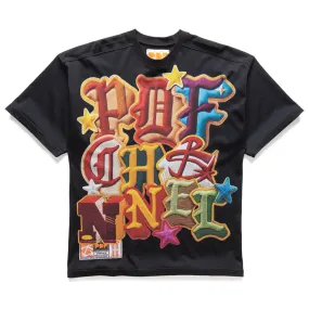 Unique PDF Channel The Boy PDF Color Tee - Black