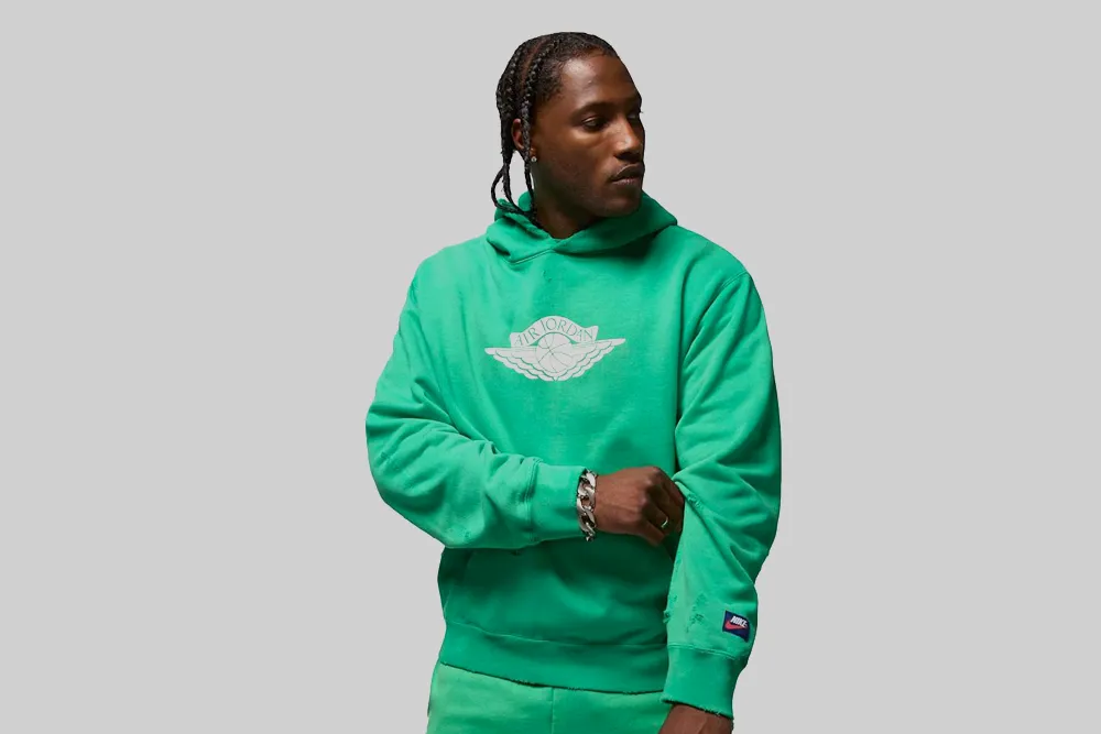 Jordan Rare Air Fleece Pullover Hoodie Easy Care Material