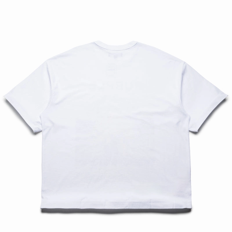 Purple Brand Force Majeure Tee - White skinny pants silhouette hostel event